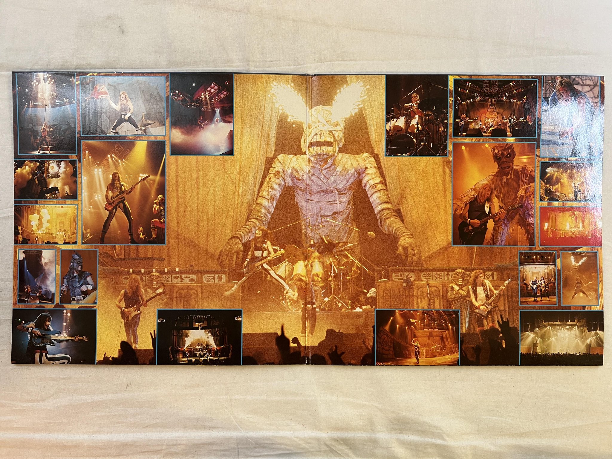 Omslagsbild för skivan IRON MAIDEN live after death 2xLP -85 EMI 1C 2LP 162 240426 3