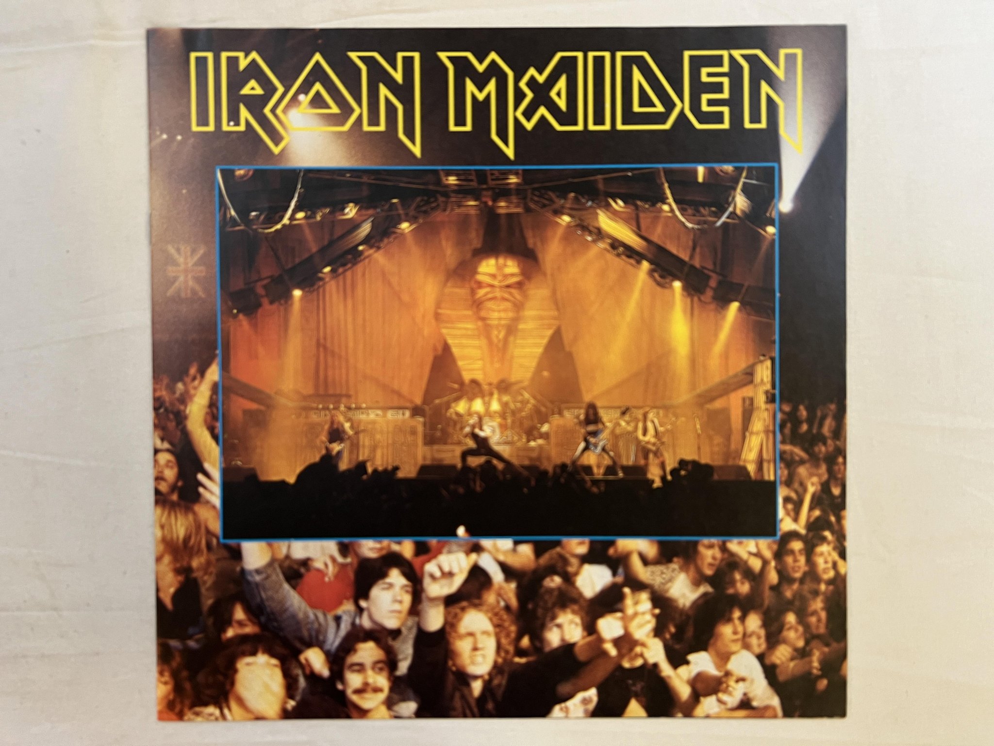 Omslagsbild för skivan IRON MAIDEN live after death 2xLP -85 EMI 1C 2LP 162 240426 3