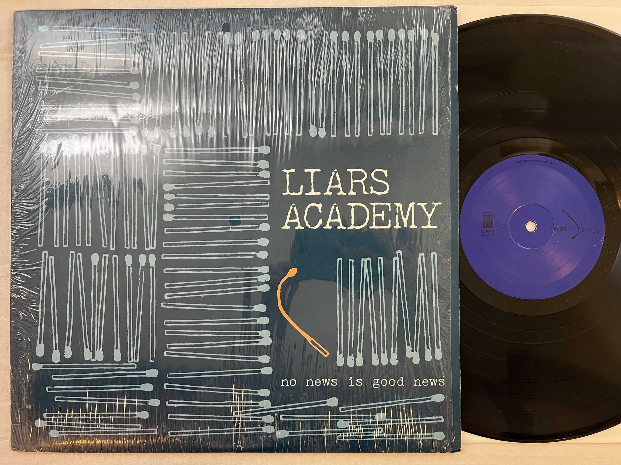 Omslagsbild för skivan LIARS ACADEMY No News Is Good News LP 2001 US EQUAL VISION EVR 65
