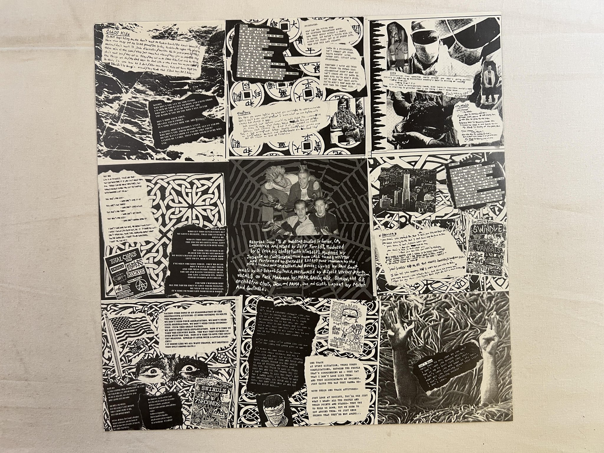 Omslagsbild för skivan SWINDLE within these walls LP -96 US GRILLED CHEESE GRL-003