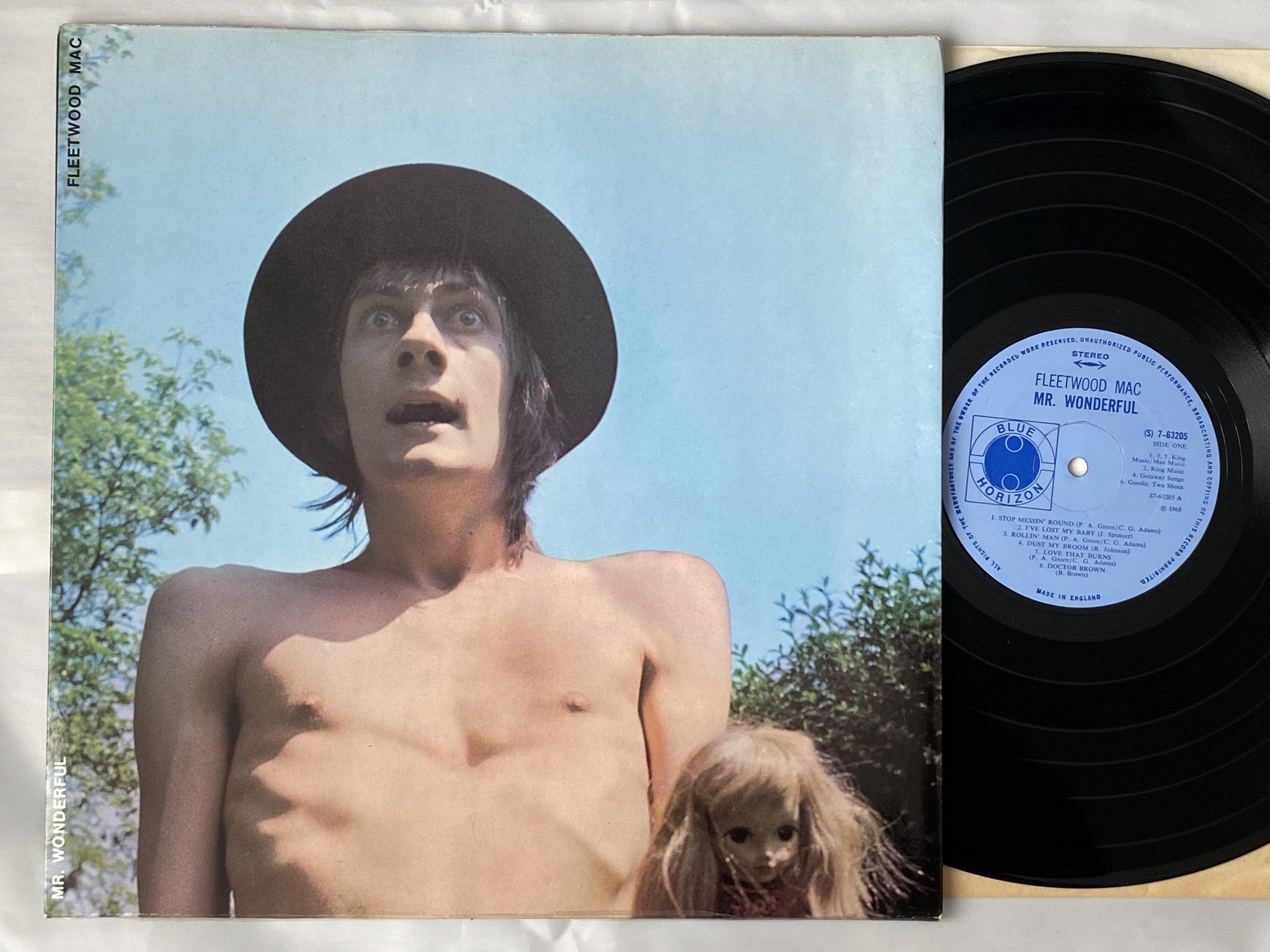 Omslagsbild för skivan FLEETWOOD MAC Mr Wonderful LP -68 UK BLUE HORIZON 7-63205