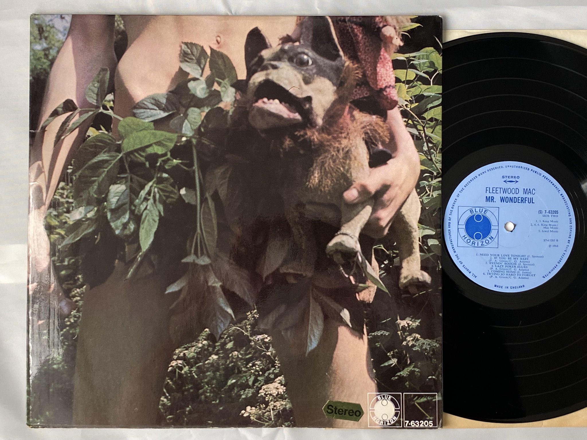 Omslagsbild för skivan FLEETWOOD MAC Mr Wonderful LP -68 UK BLUE HORIZON 7-63205