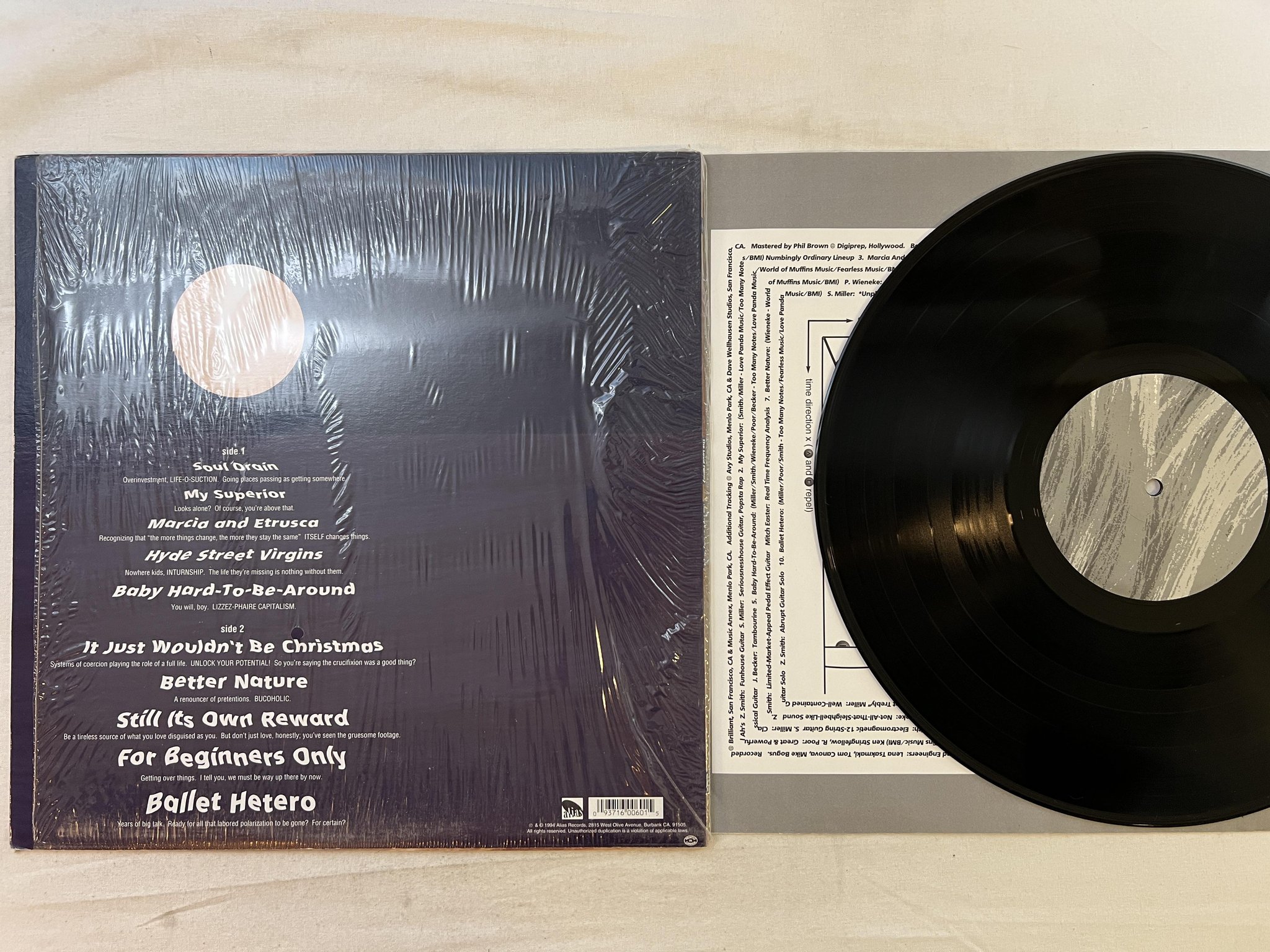 Omslagsbild för skivan THE LOUD FAMILY The Tape Of Only Linda LP -94 US ALIAS A-060