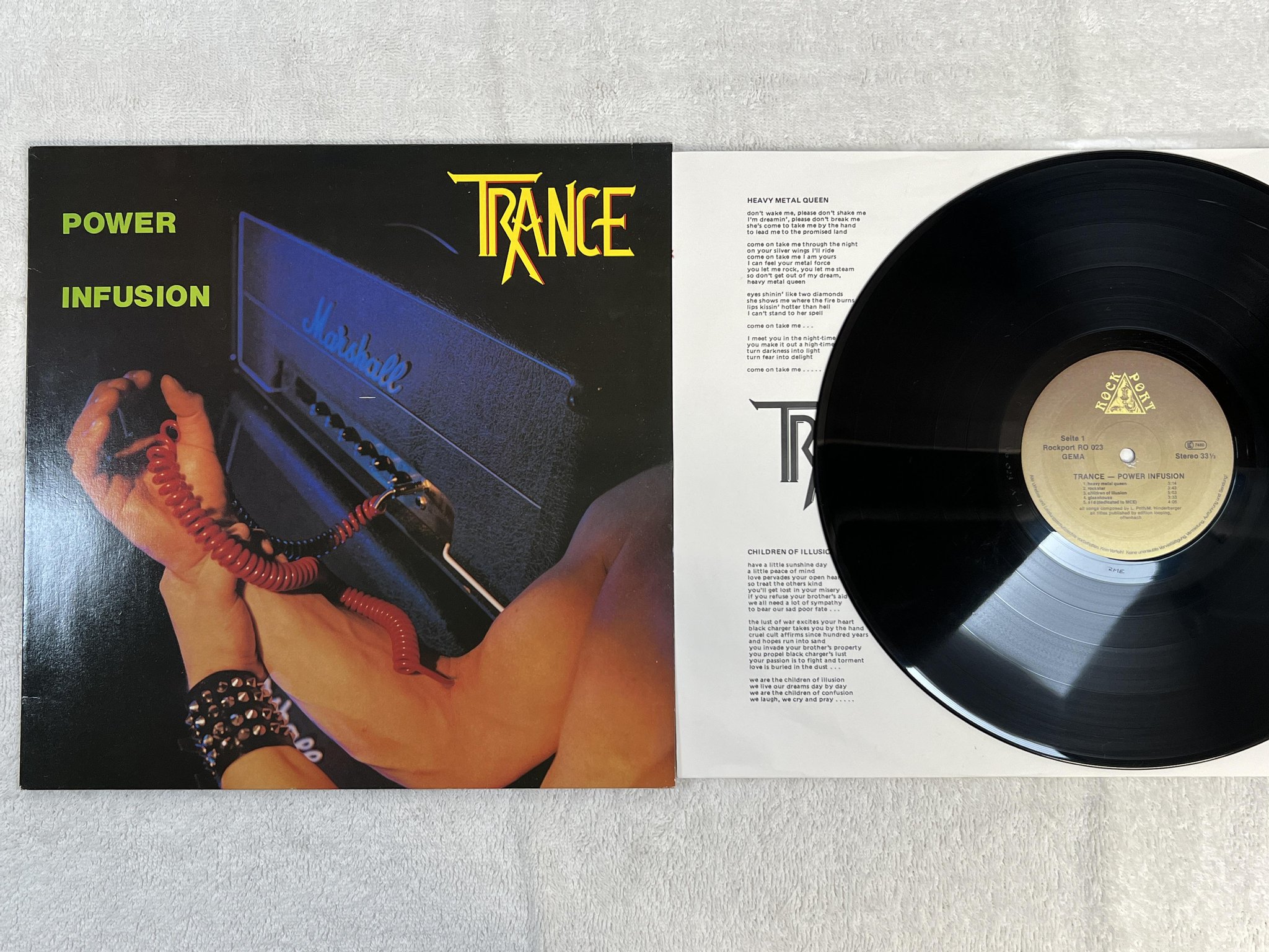 Omslagsbild för skivan TRANCE Power Infusion LP -83 ROCKPORT RO 023