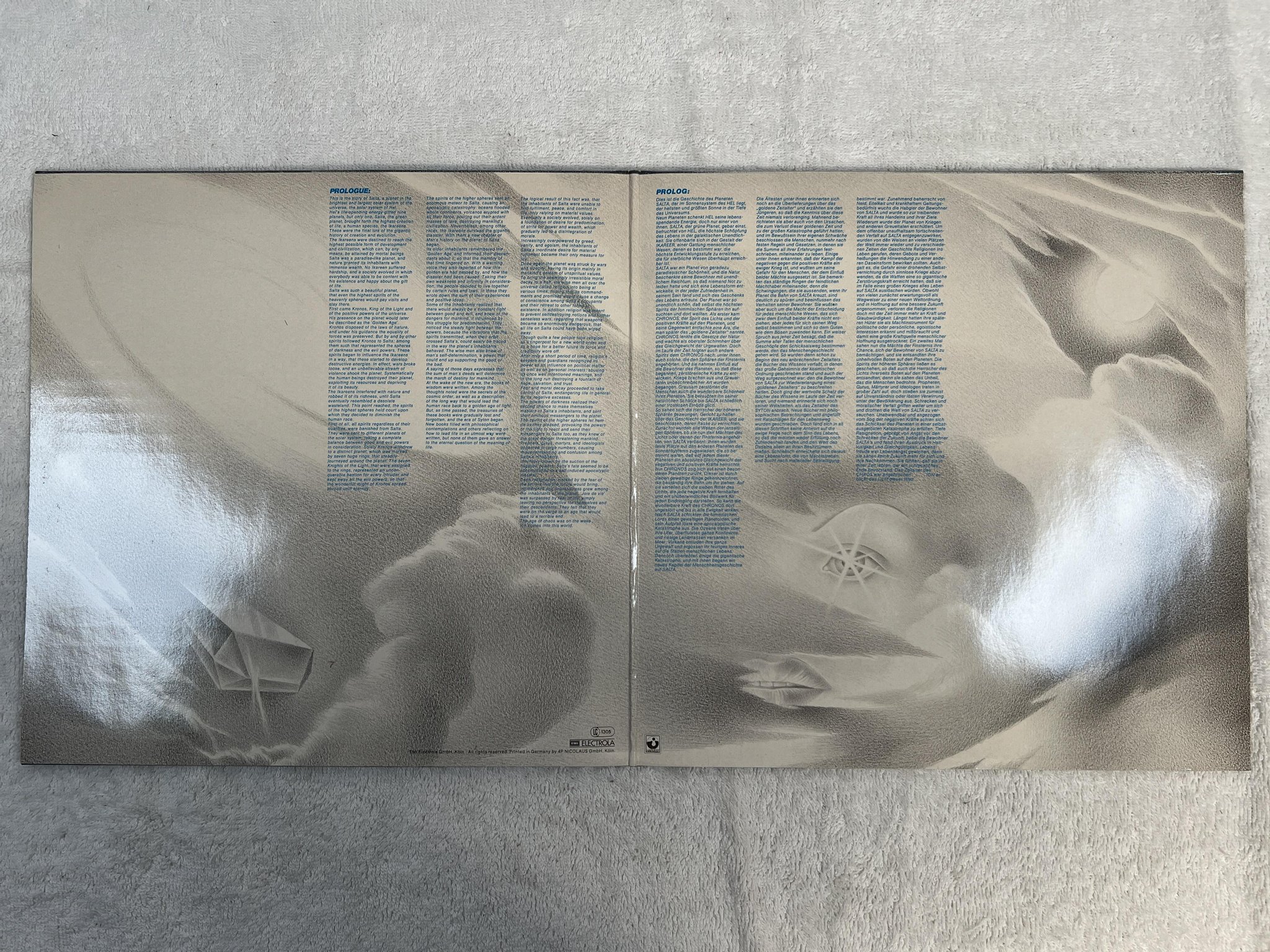 Omslagsbild för skivan ELOY planets I LP -81 HARVEST 1C 064-46483