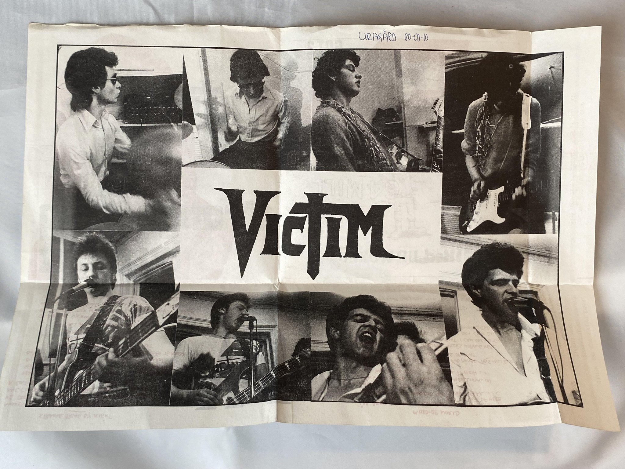 Omslagsbild för skivan VICTIM strange thing by night 7" -78 UK good vibrations GOT 2 *** RARE PUNK ***