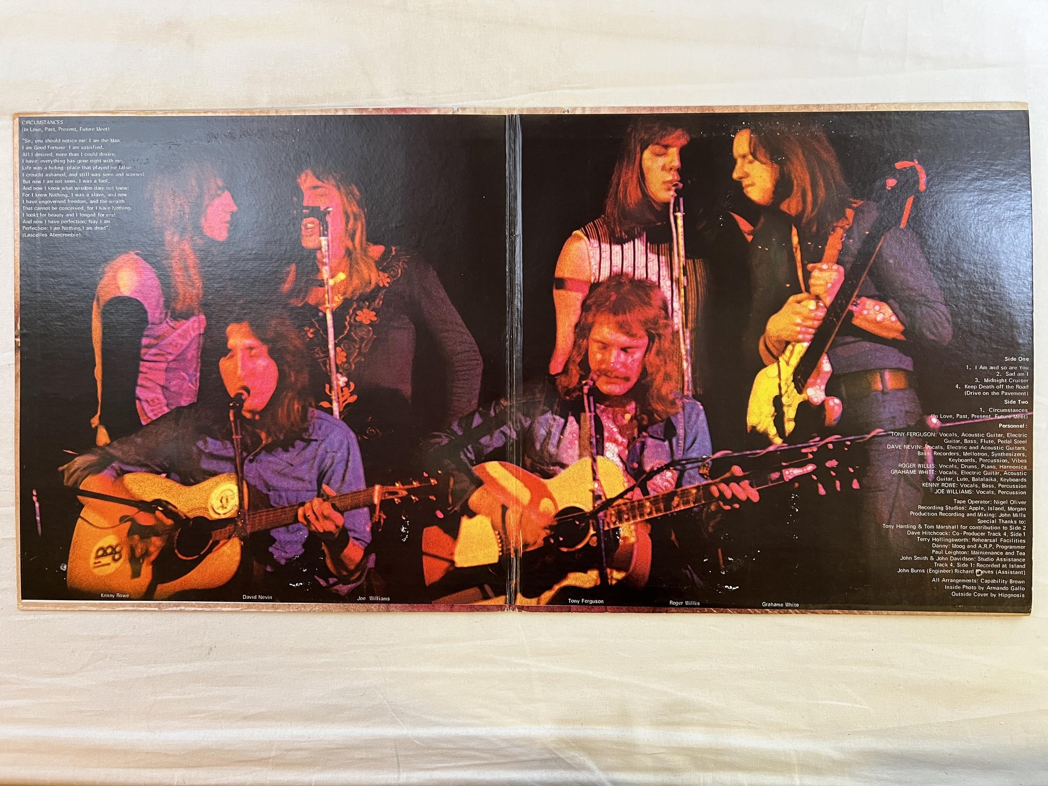 Omslagsbild för skivan CAPABILITY BROWN voice LP -74 US PASSPORT PPSD-98004