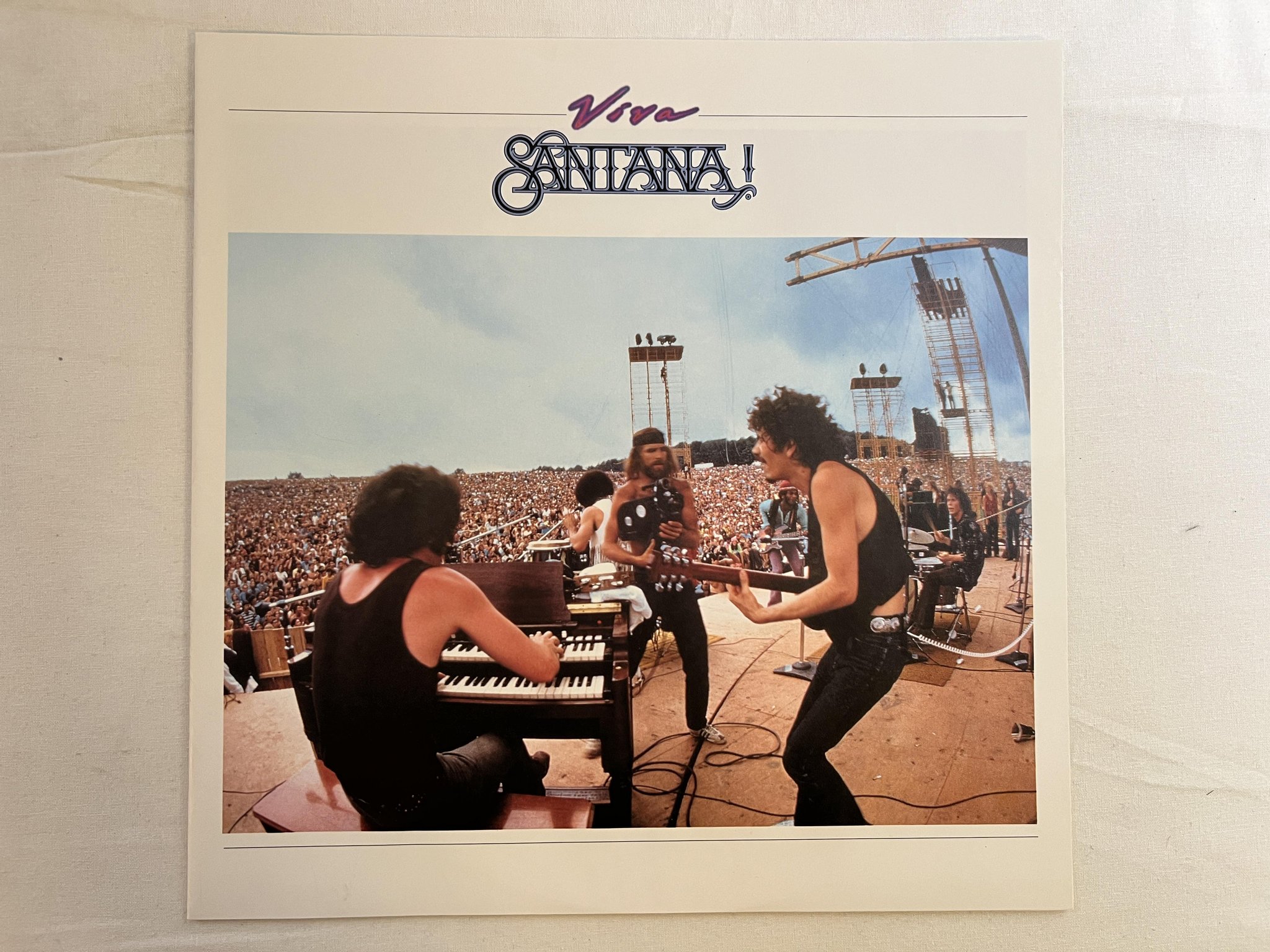 Omslagsbild för skivan SANTANA Viva Santana! 3xLP -88 CBS 462500 1
