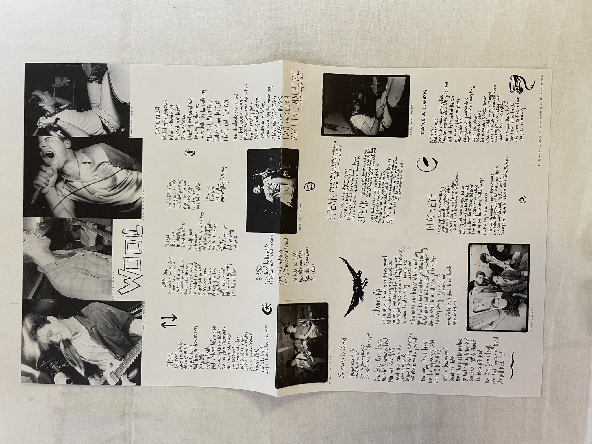 Omslagsbild för skivan WOOL box set LP -94 US BONG LOAD BL 15 *** Alternative Rock ***