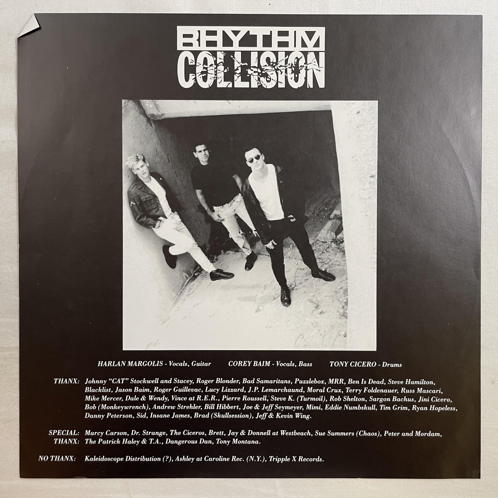 Omslagsbild för skivan RHYTHM COLLISION Pressure LP -91 US COLLISION CR-003 ** RED VINYL **