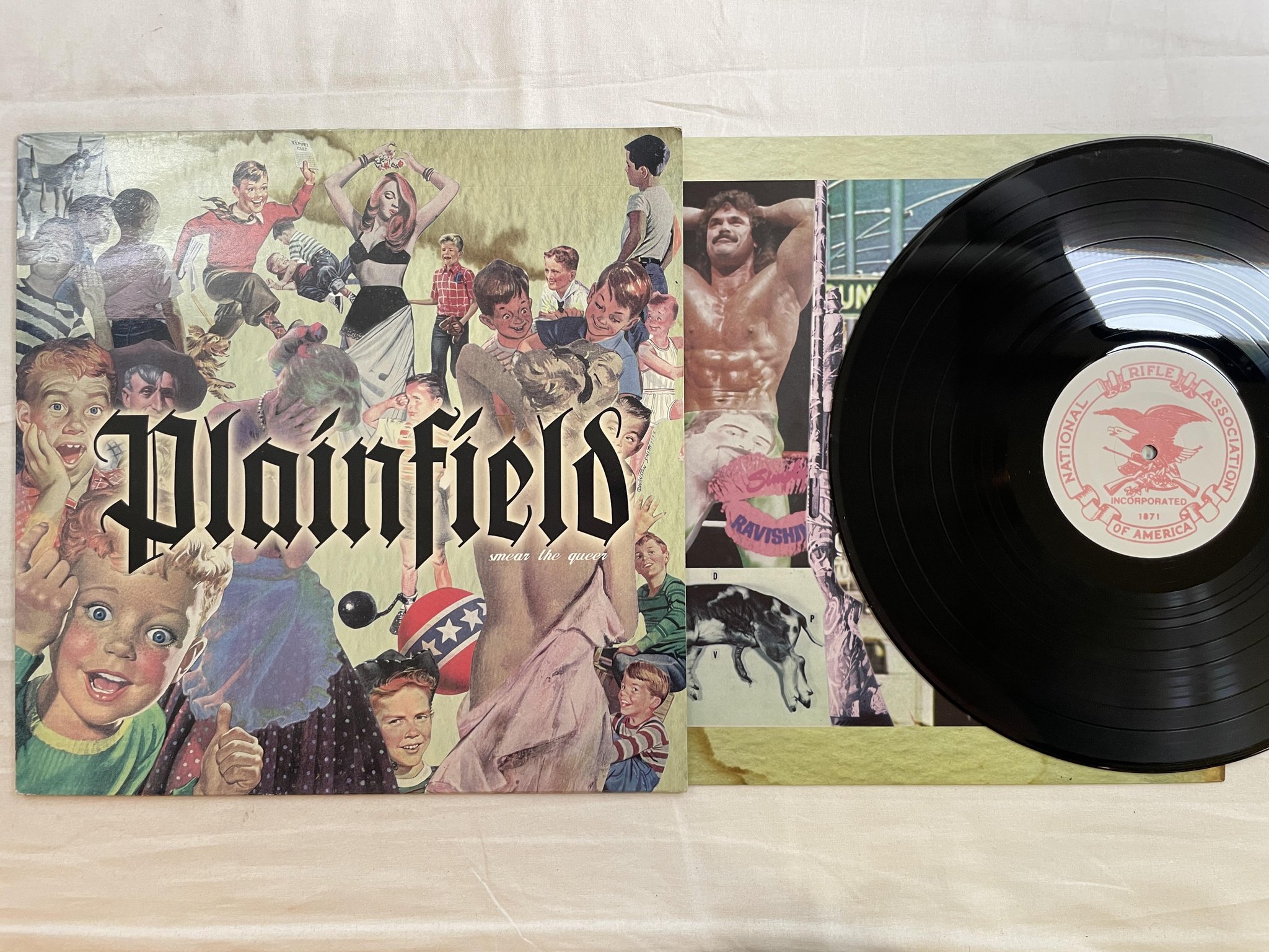 Omslagsbild för skivan PLAINFIELD Smear The Queer LP -99 Ger crippled dick wax CDHW 039