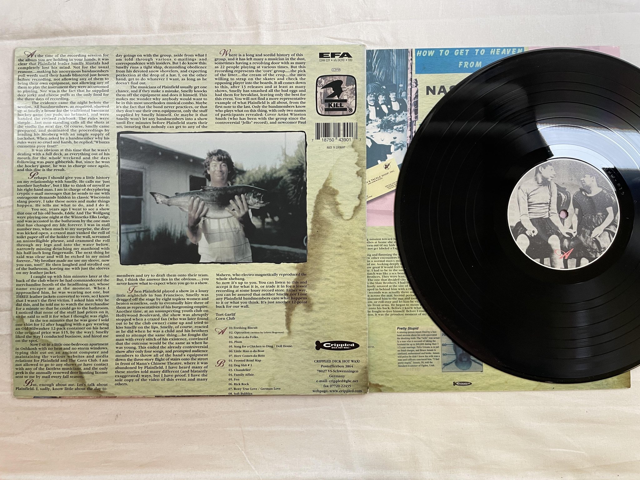 Omslagsbild för skivan PLAINFIELD Smear The Queer LP -99 Ger crippled dick wax CDHW 039