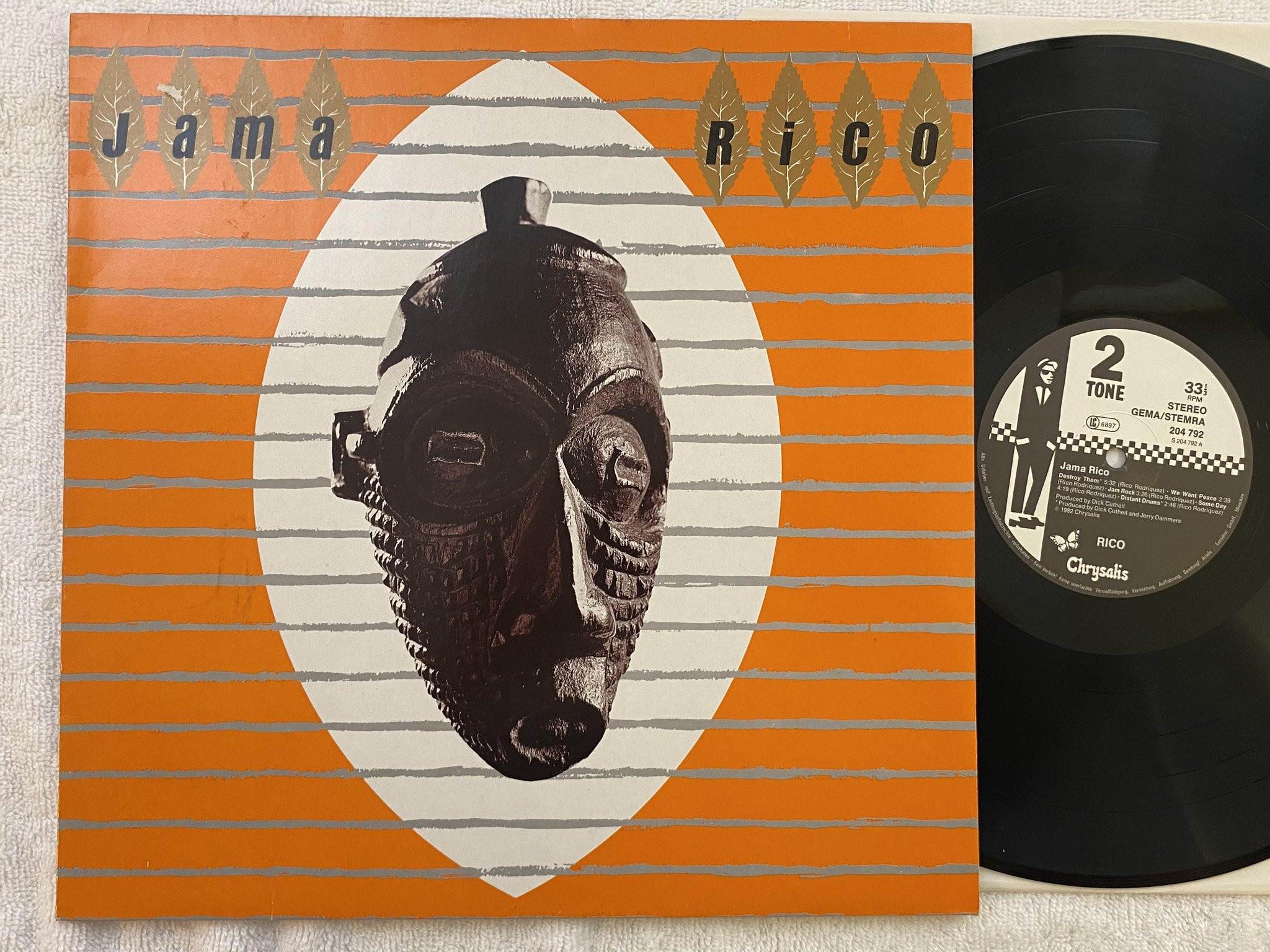 Omslagsbild för skivan RICO jama rico LP -82 Ger 2TONE 204792