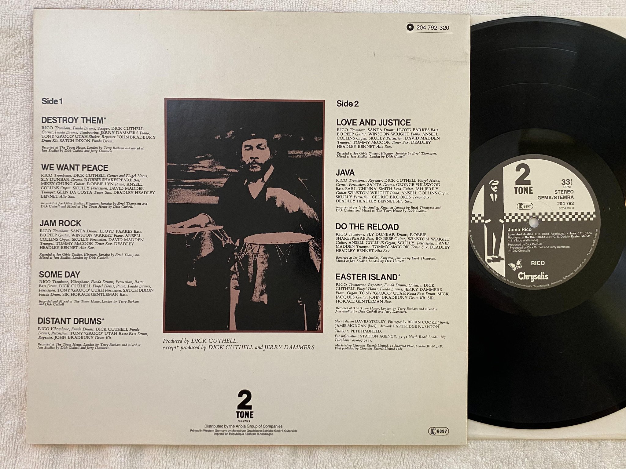 Omslagsbild för skivan RICO jama rico LP -82 Ger 2TONE 204792
