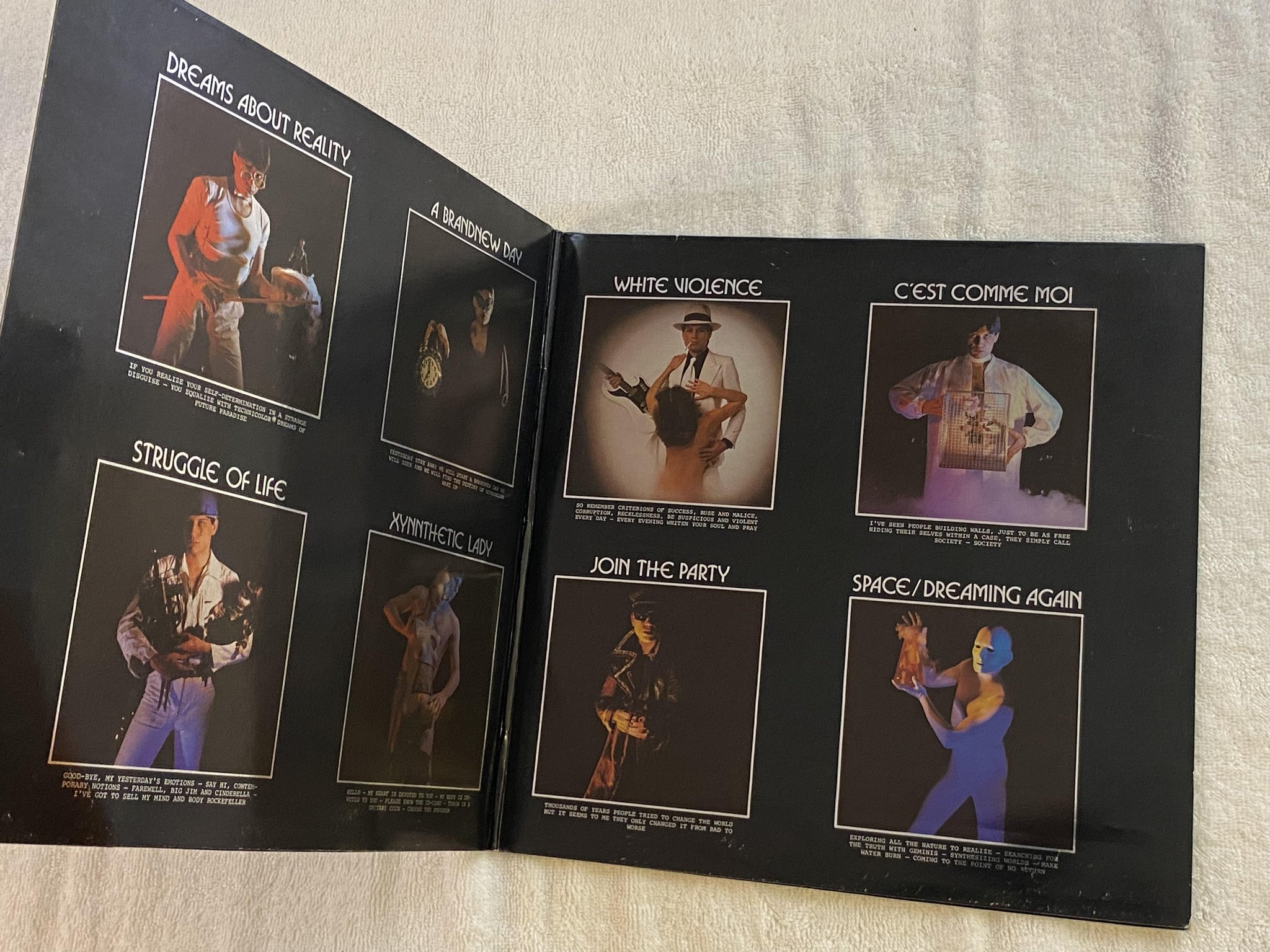 Omslagsbild för skivan XYNN dreams about reality LP -80 Ger VERTIGO 6360641