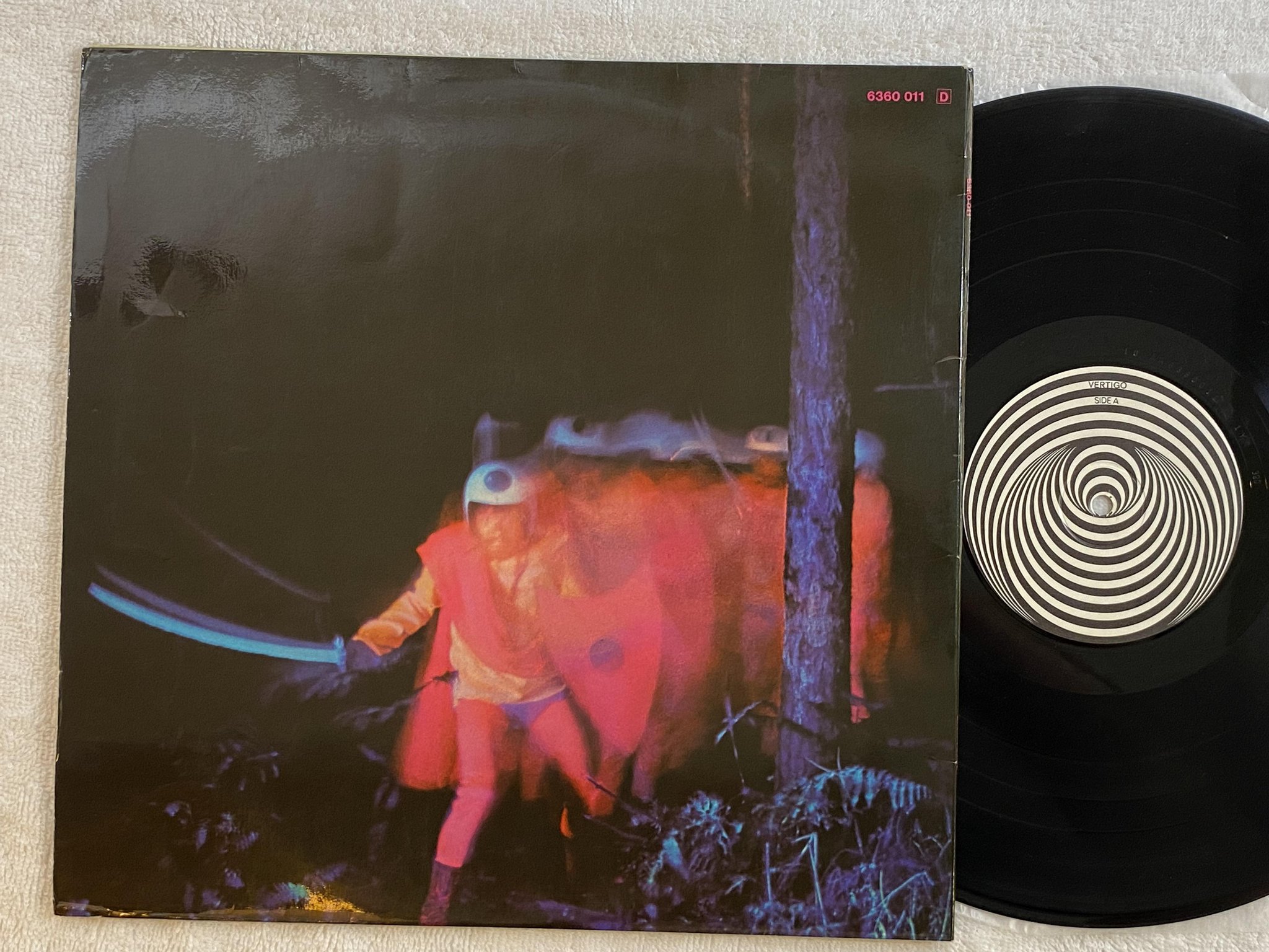 Omslagsbild för skivan BLACK SABBATH paranoid LP -70 Ger VERTIGO 6360 011