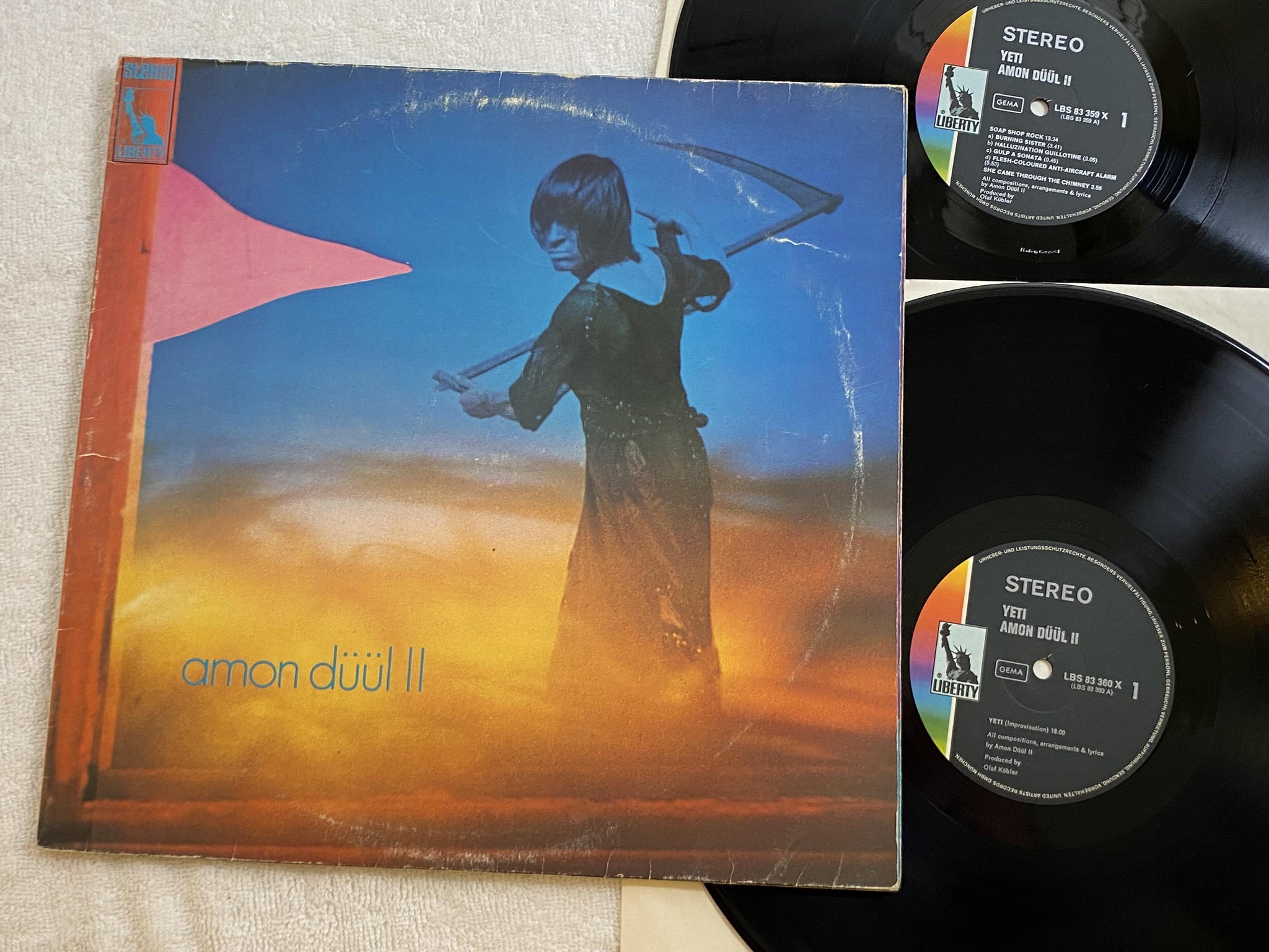 Omslagsbild för skivan AMON DUUL II yeti 2xLP -70 Ger LIBERTY LBS 83 359/60 X