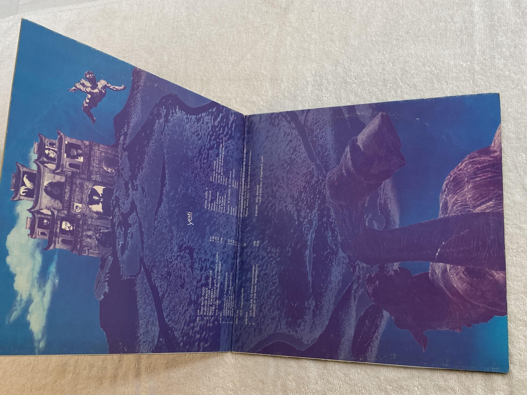 Omslagsbild för skivan AMON DUUL II yeti 2xLP -70 Ger LIBERTY LBS 83 359/60 X