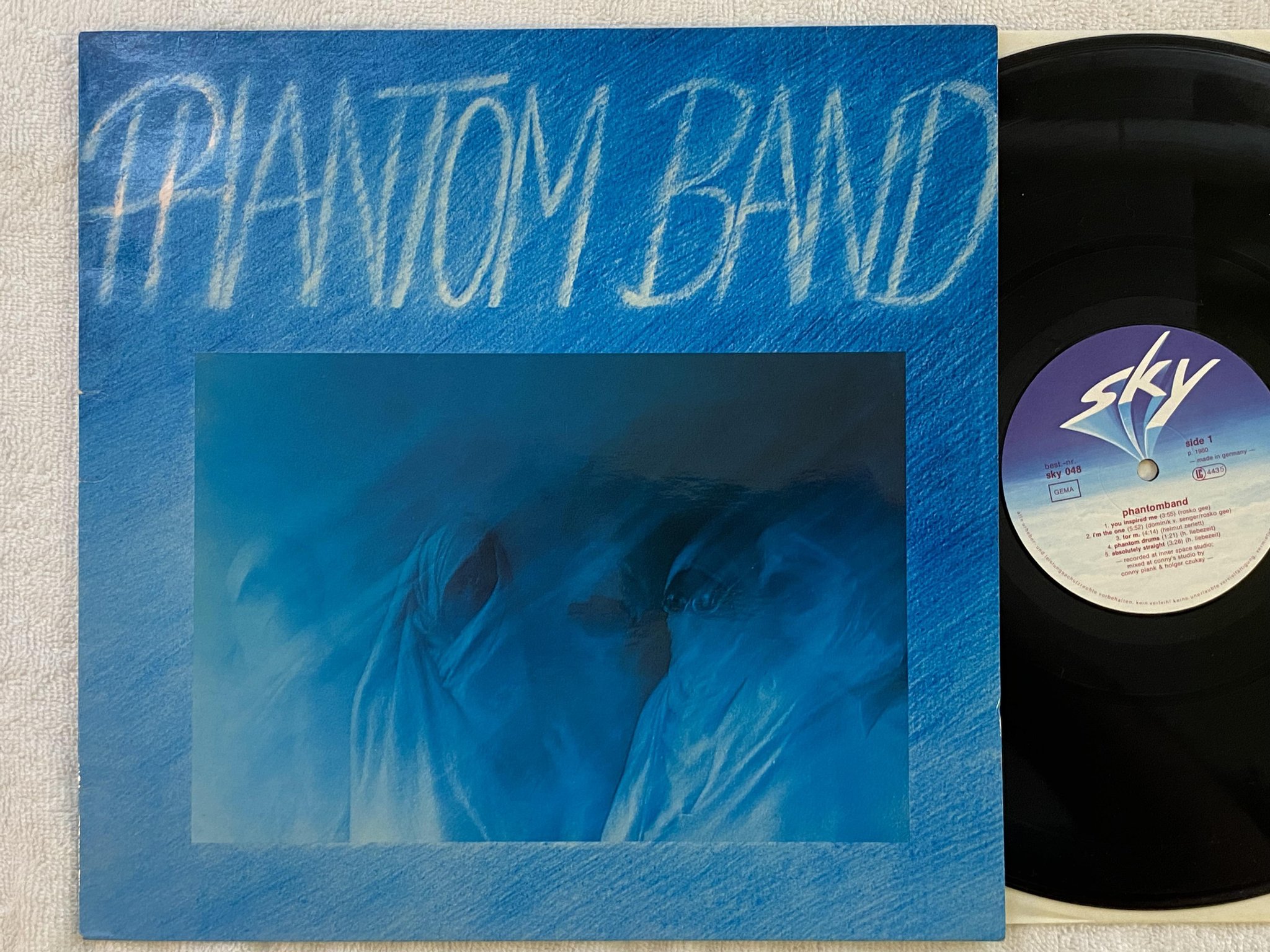 Omslagsbild för skivan PHANTOM BAND s/t LP -80 Ger SKY sky 048 ***KRAUT-JAZZ ***
