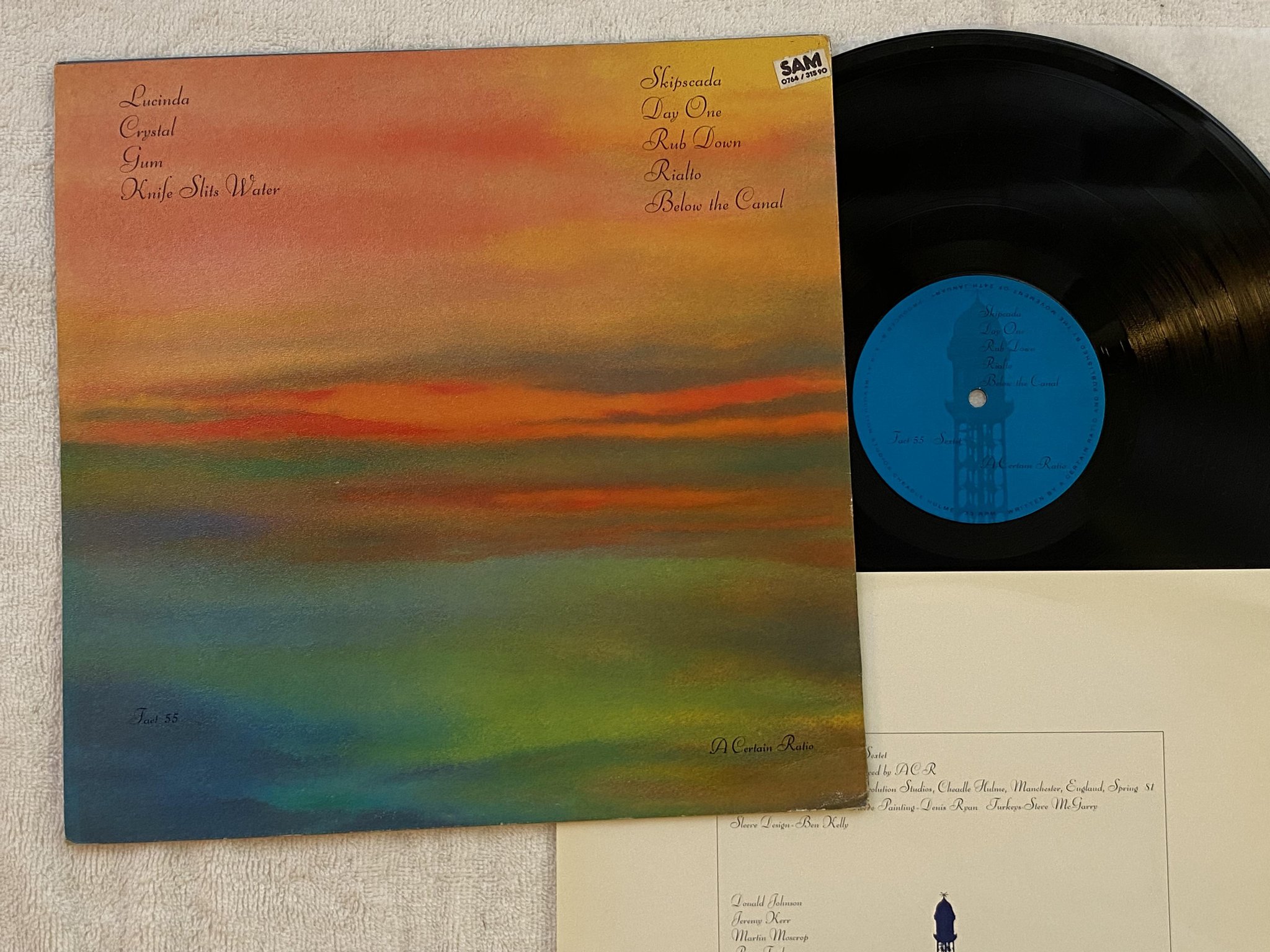 Omslagsbild för skivan A CERTAIN RATIO Sextet LP -82 UK factory Fact 55 *** new wave funk ***