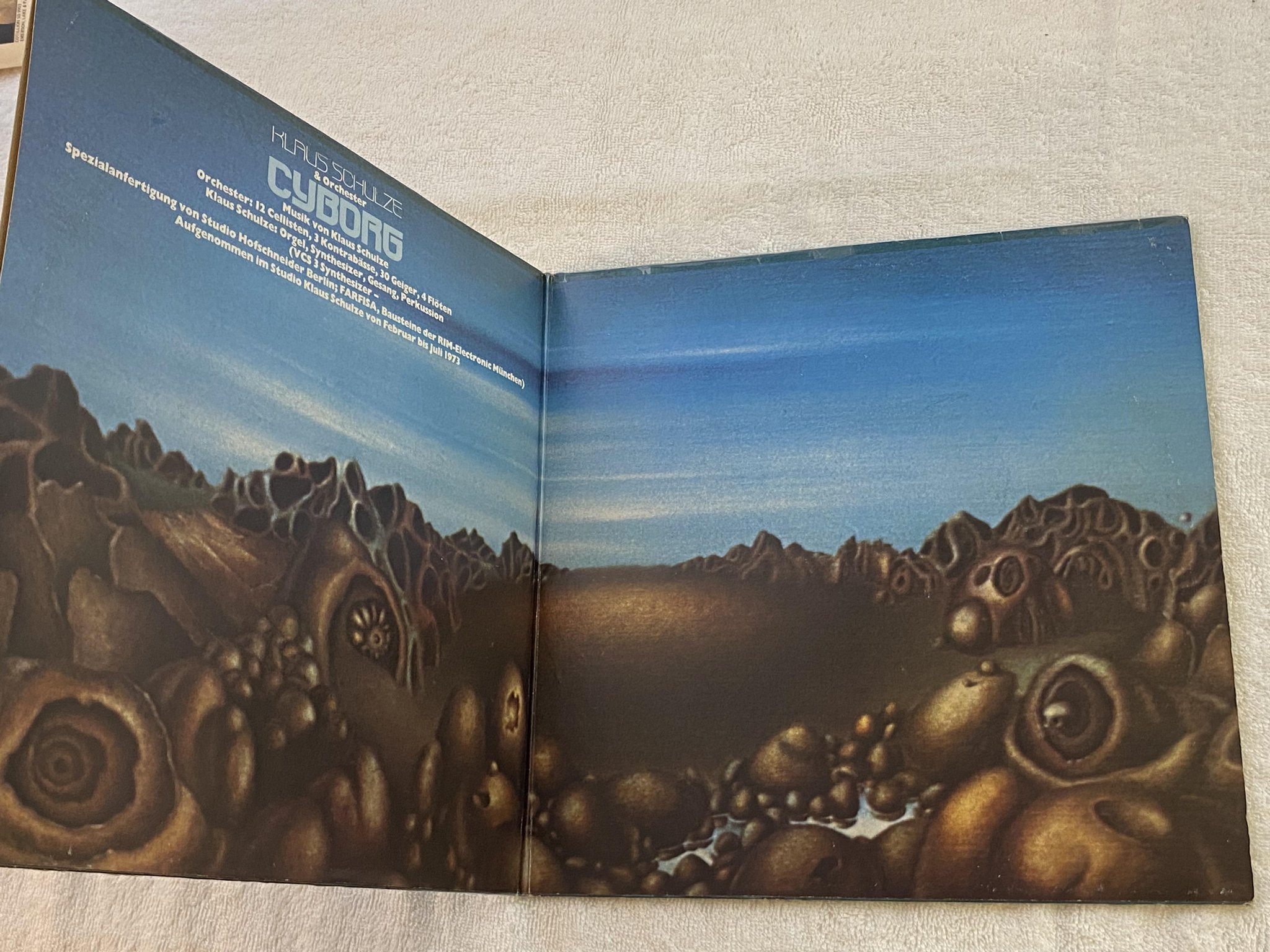 Omslagsbild för skivan KLAUS SCHULZE Cyborg 2xLP re Ger BRAIN 2/1078