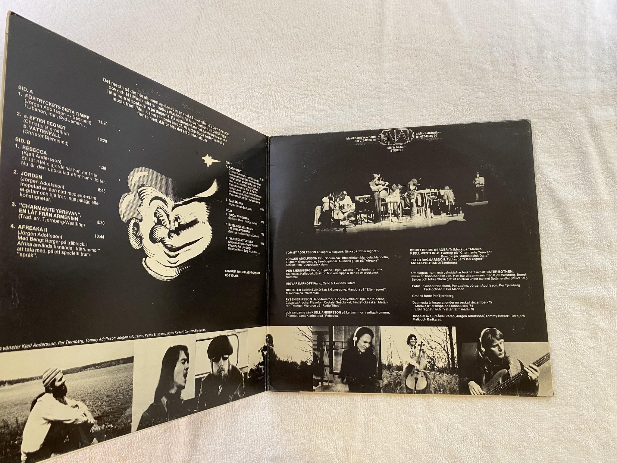 Omslagsbild för skivan ARCHIMEDES BADKAR II 2xLP -76 Swe MNW 62-63P *** R A R E ***