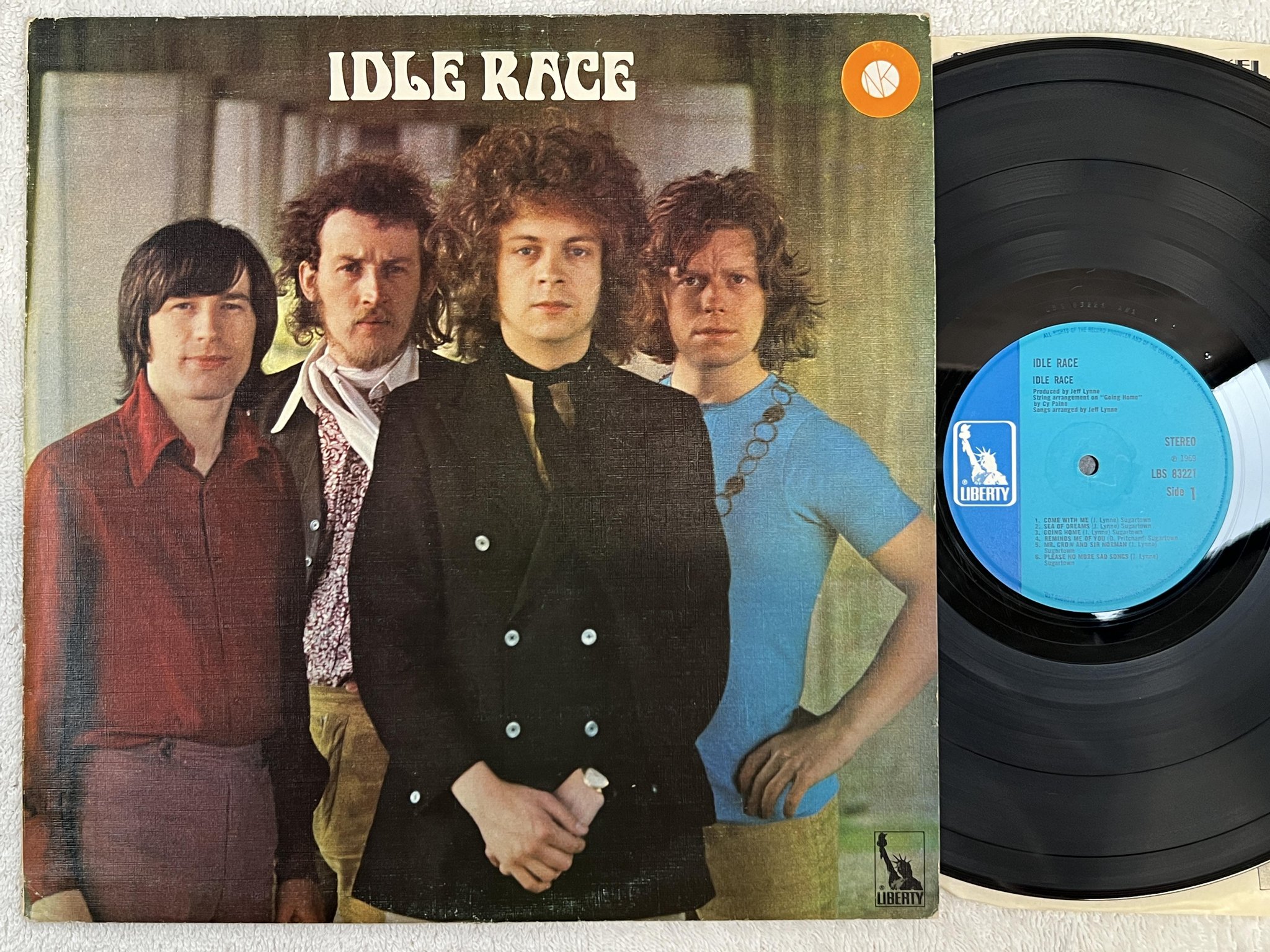 Omslagsbild för skivan IDLE RACE s/t LP -69 UK LIBERTY LBS 83221