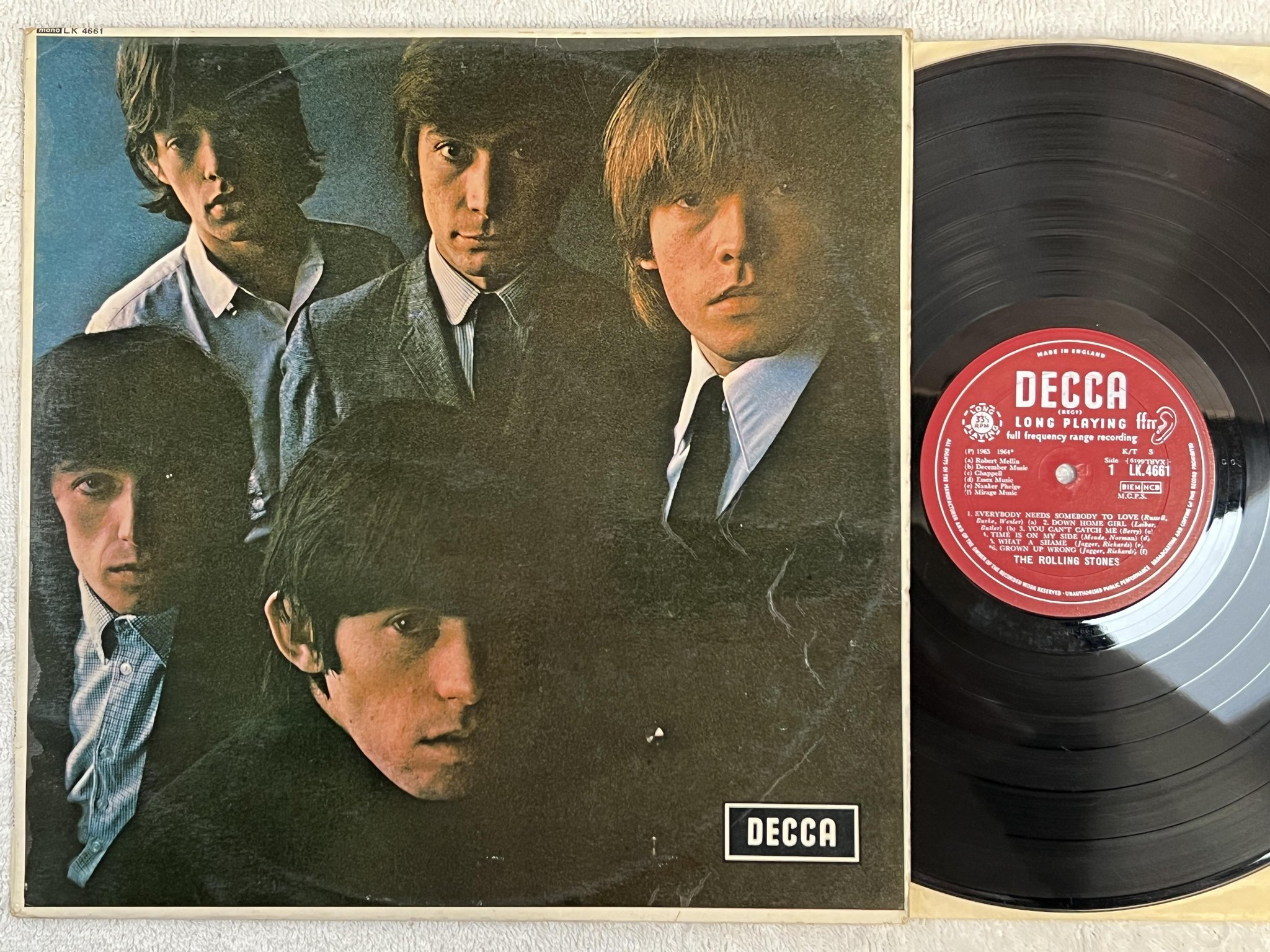 Omslagsbild för skivan THE ROLLING STONES No. 2 LP -65 UK DECCA LK 4661