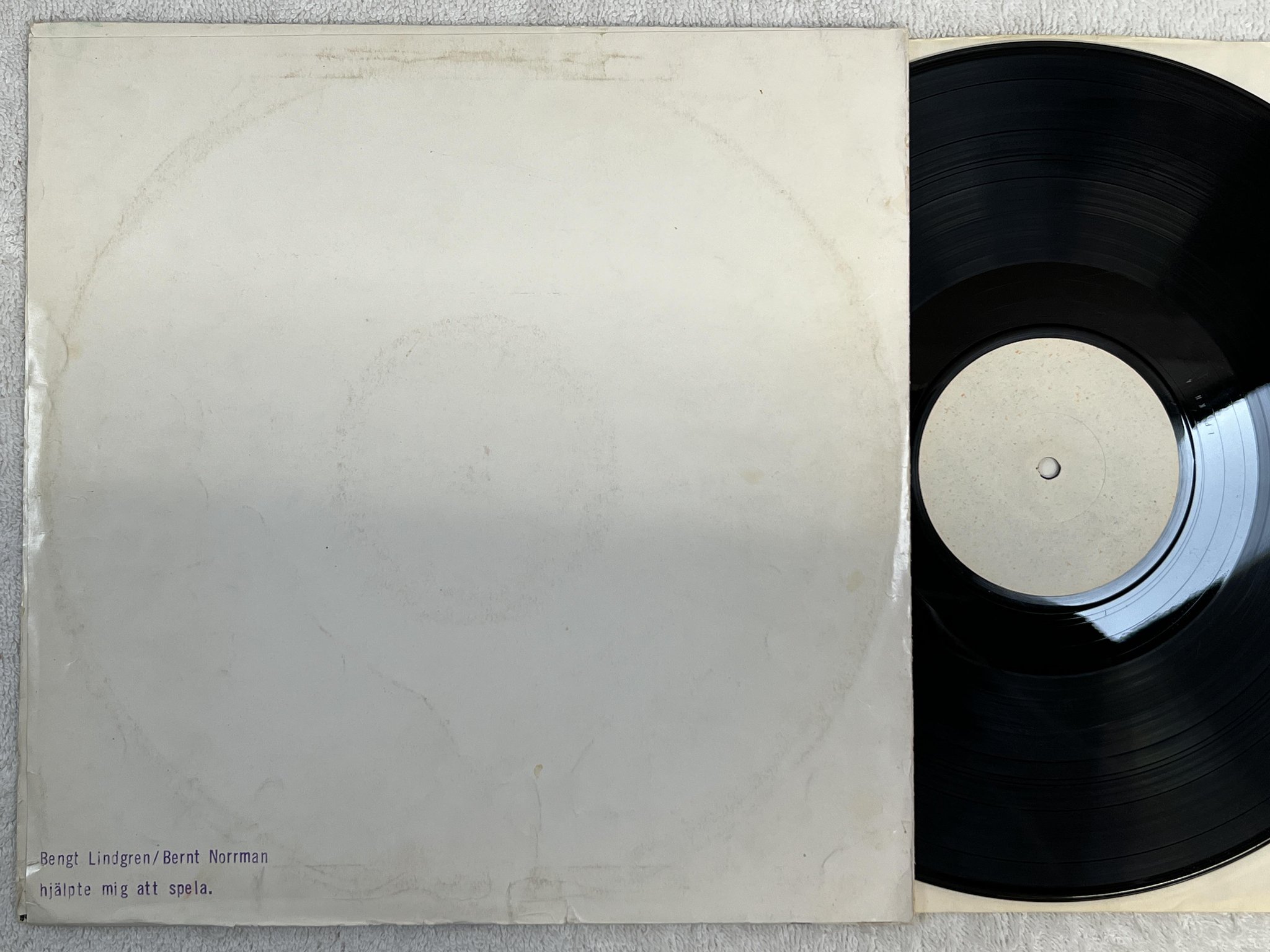 Omslagsbild för skivan KJELL HÖGLUND blomstertid LP -72 ALTERNATIV ALP-02 rare 1st pressing