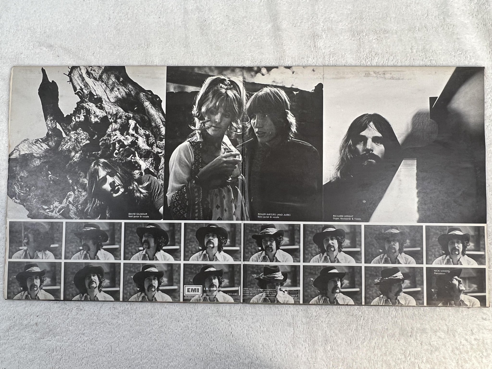 Omslagsbild för skivan PINK FLOYD ummagumma 2xLP -69 UK HARVEST SHDW 2