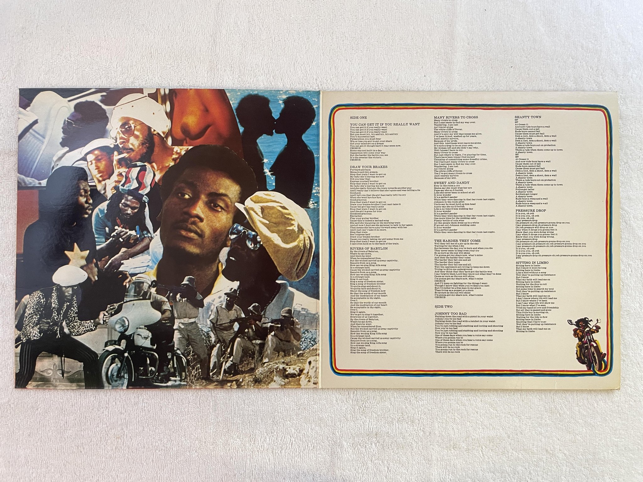 Omslagsbild för skivan THE HARDER THEY COME LP UK ISLAND ILPS 9202