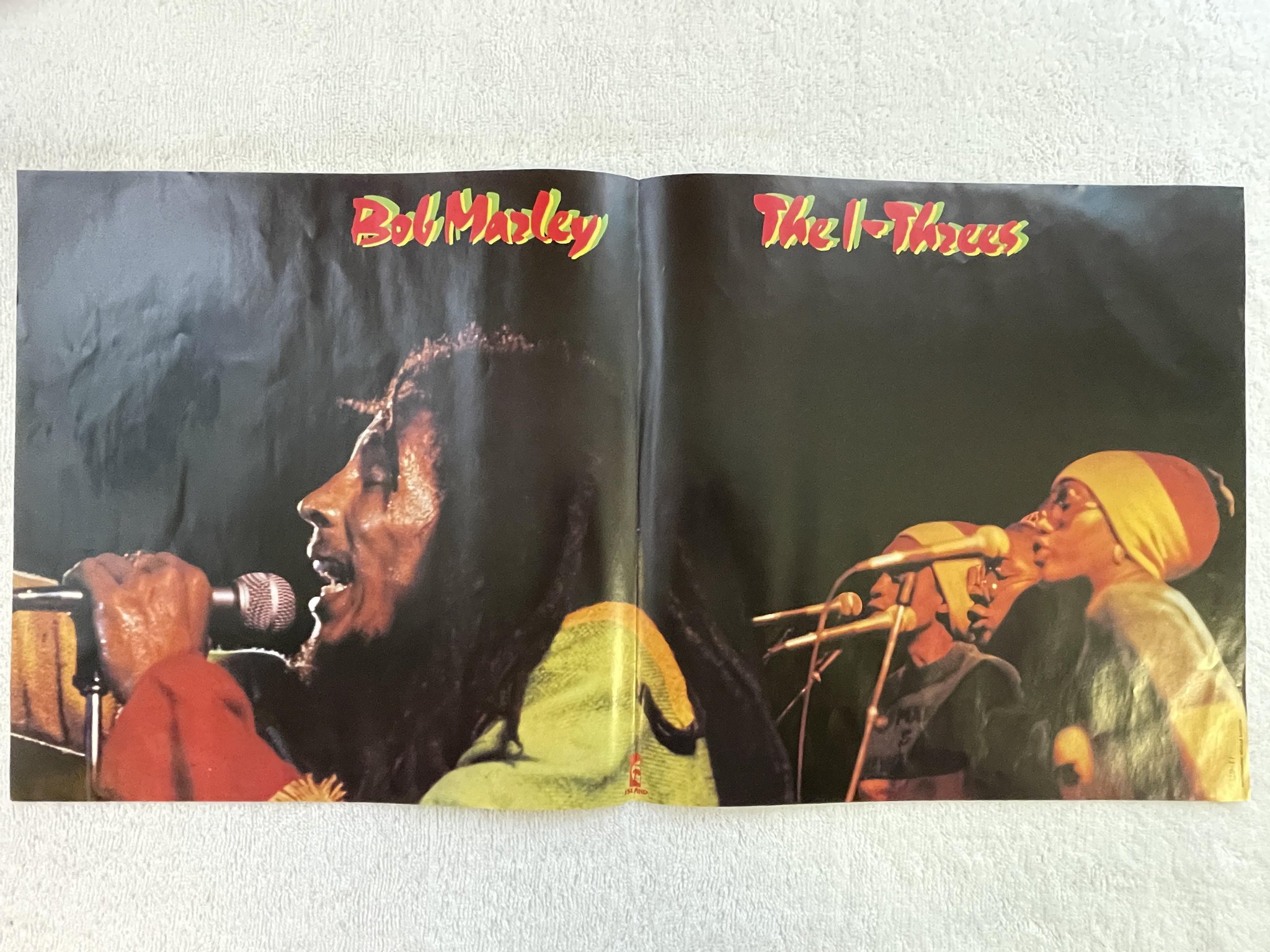 Omslagsbild för skivan BOB MARLEY & THE WAILERS Babylon by bus 2xLP -78 ISLAND ISLD 11