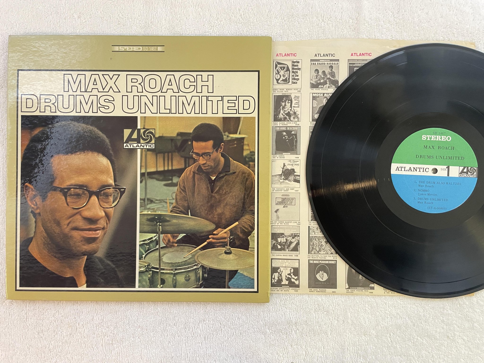 Omslagsbild för skivan MAX ROACH drums unlimited LP US ATLANTIC SD 1467