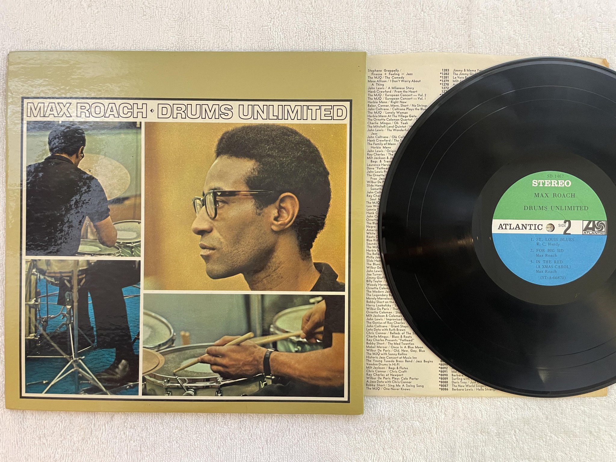 Omslagsbild för skivan MAX ROACH drums unlimited LP US ATLANTIC SD 1467