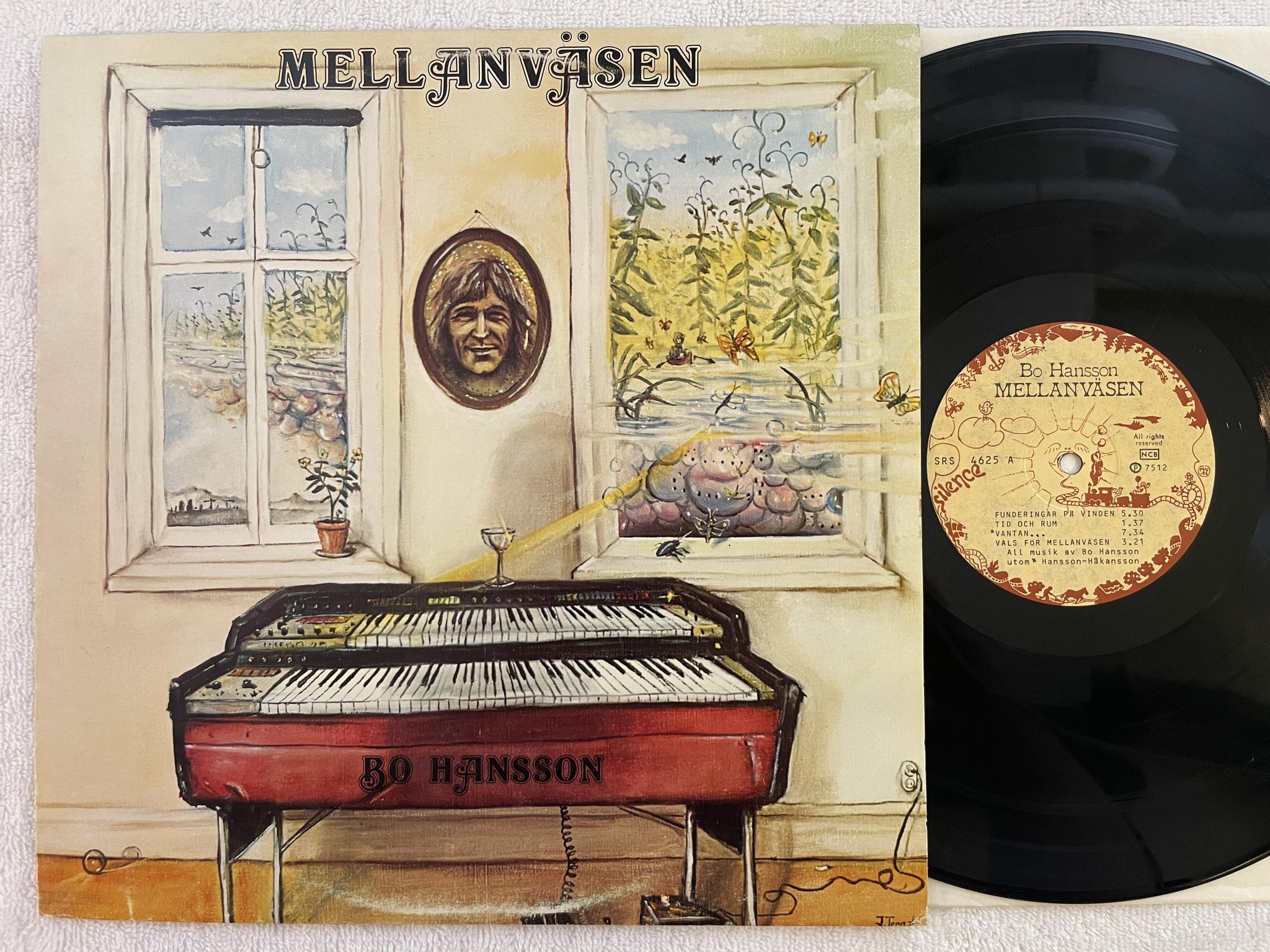 Omslagsbild för skivan BO HANSSON mellanväsen LP -75 Swe SILENCE SRS 4625