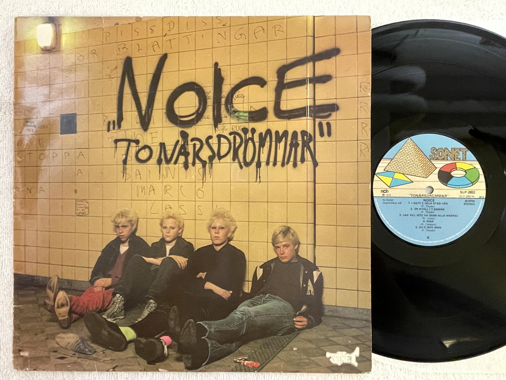 Omslagsbild för skivan NOICE Tonårsdrömmar LP -79 Swe SONET SLP 2653