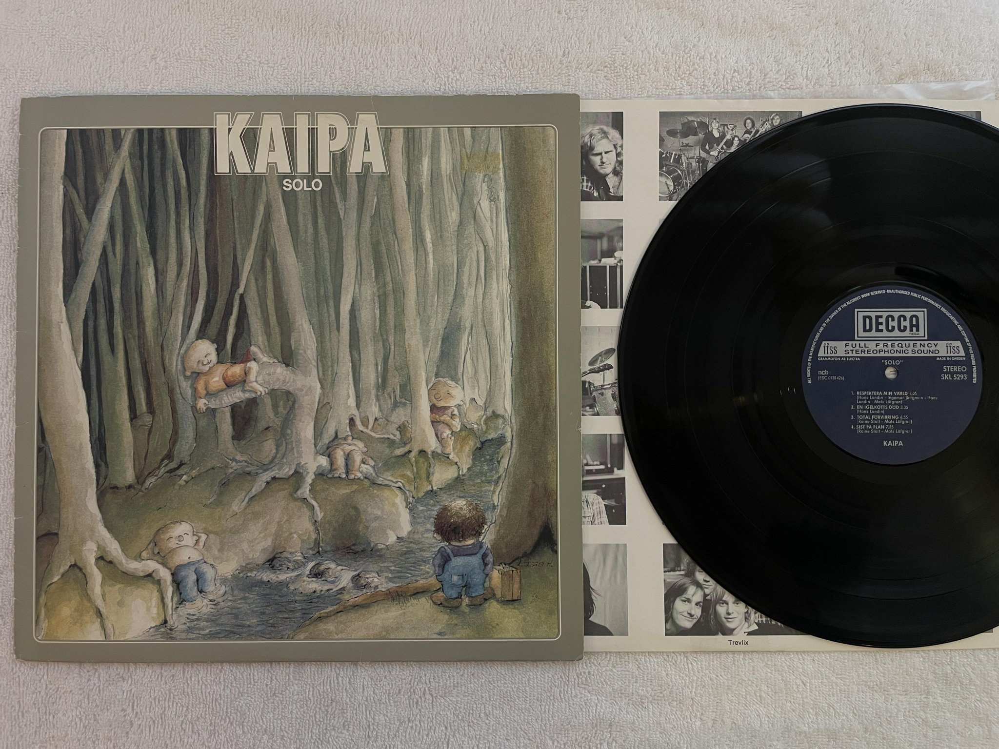 Omslagsbild för skivan KAIPA solo LP -78 Swe DECCA SKL 5293