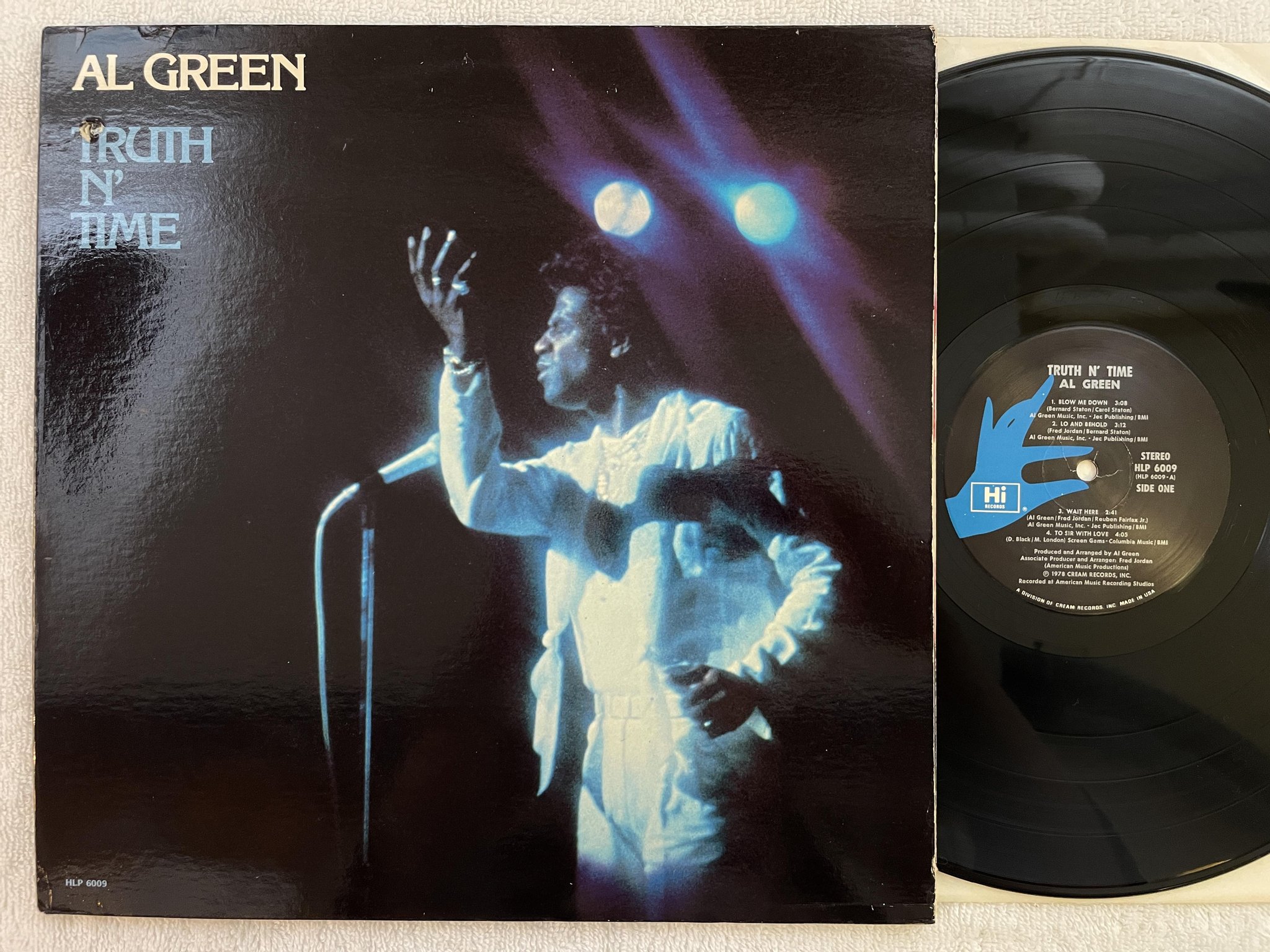 Omslagsbild för skivan AL GREEN truth n time LP -78 US HI HLP 6009