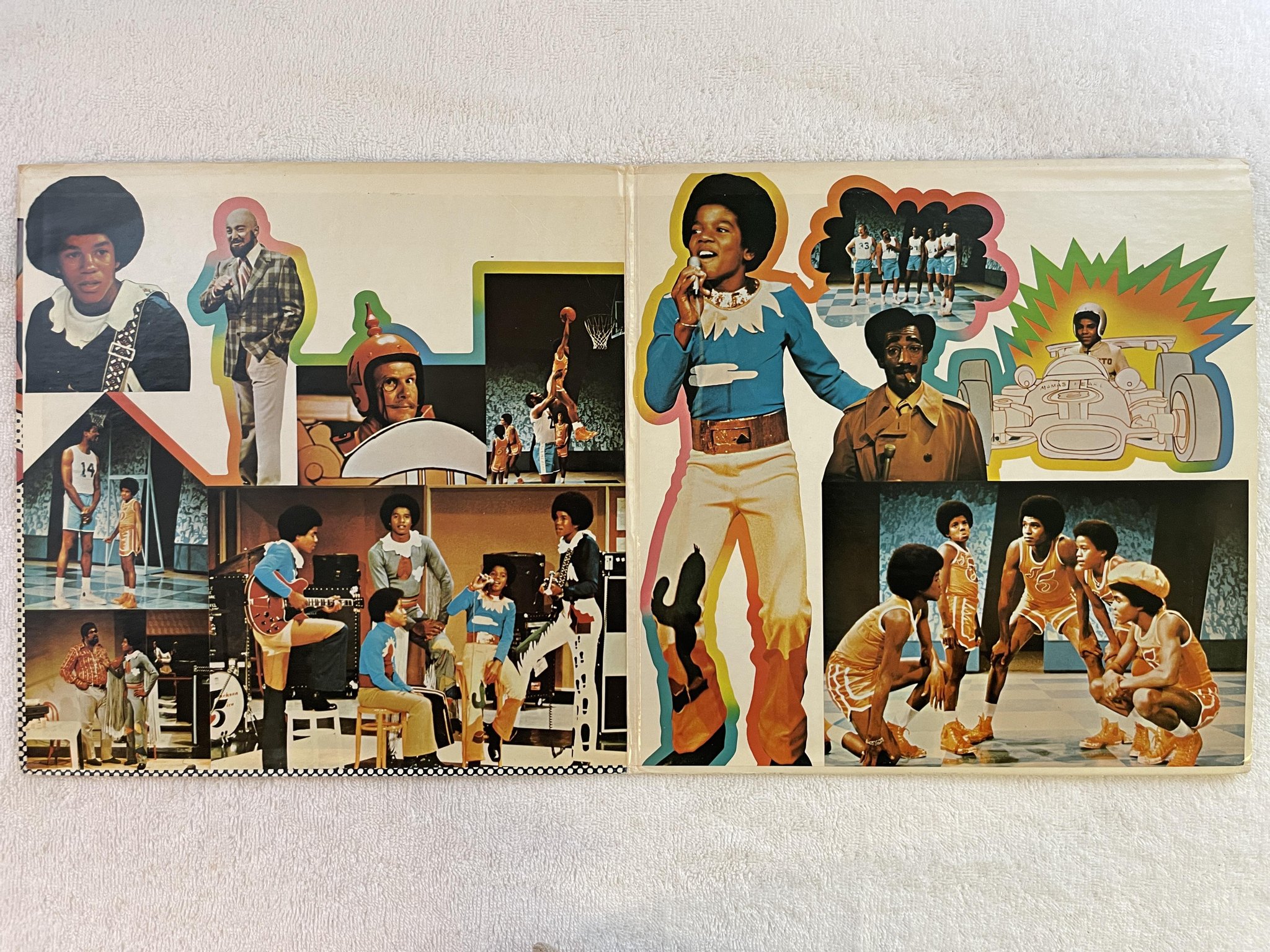 Omslagsbild för skivan JACKSON 5 goin back to Indiana LP -71 US MOTOWN M 742L