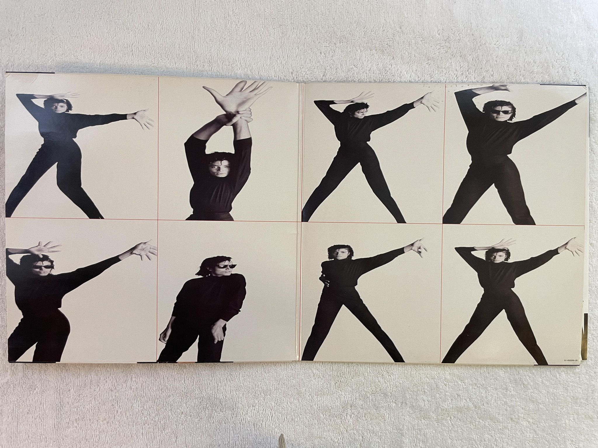 Omslagsbild för skivan MICHAEL JACKSON bad LP -87 Hol EPIC 4502901