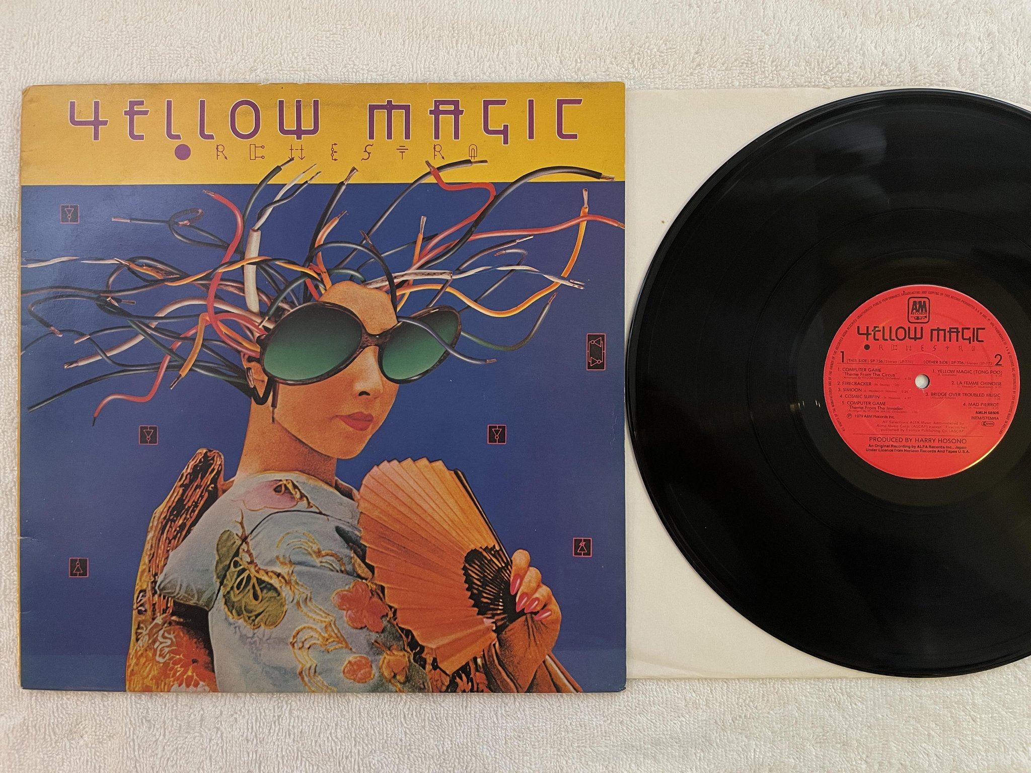 Omslagsbild för skivan YELLOW MAGIC ORCHESTRA s/t LP -79 A&M AMLH 68506