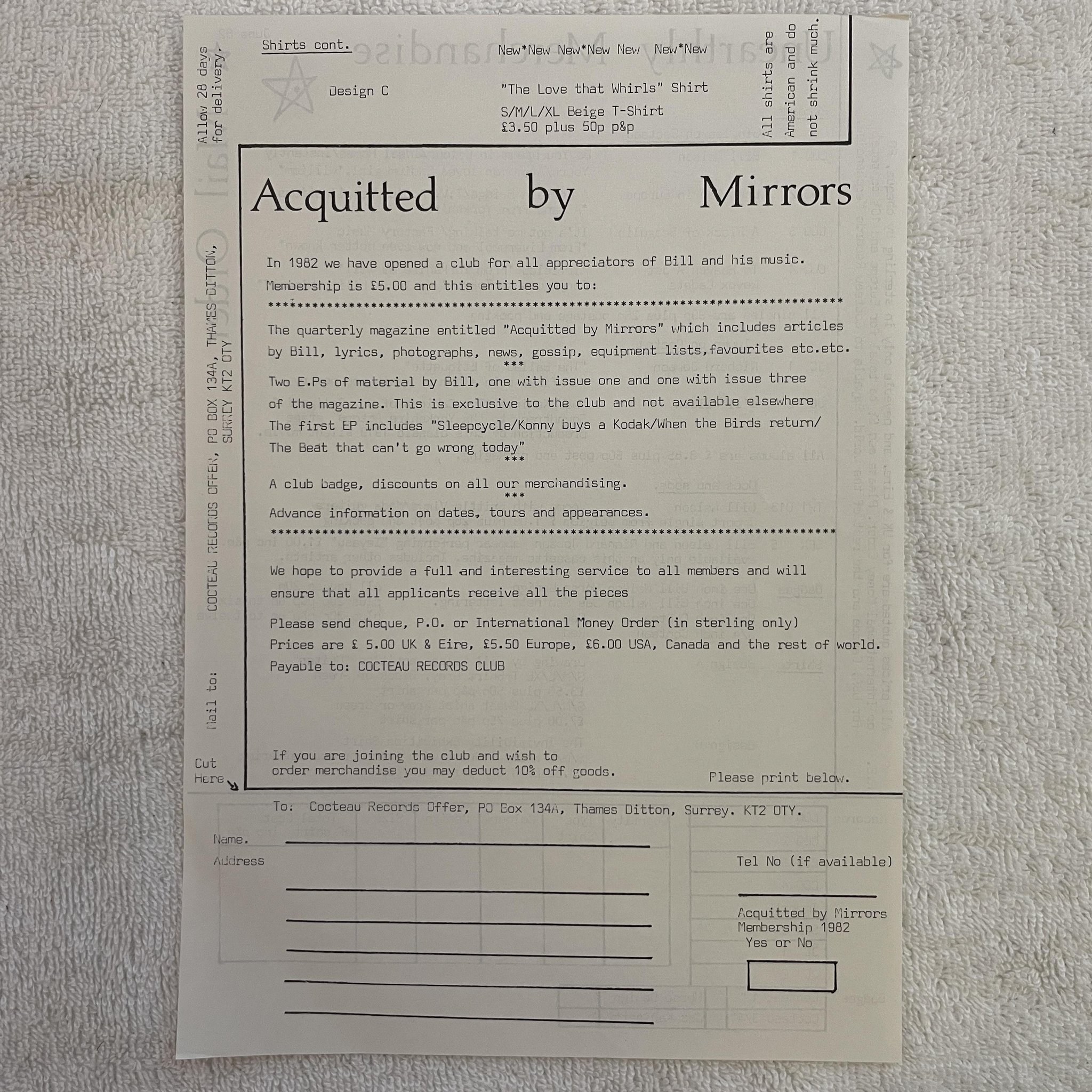 Omslagsbild för skivan BILL NELSON the love that whirls 2xLP -82 UK MERCURY WHIRL 3