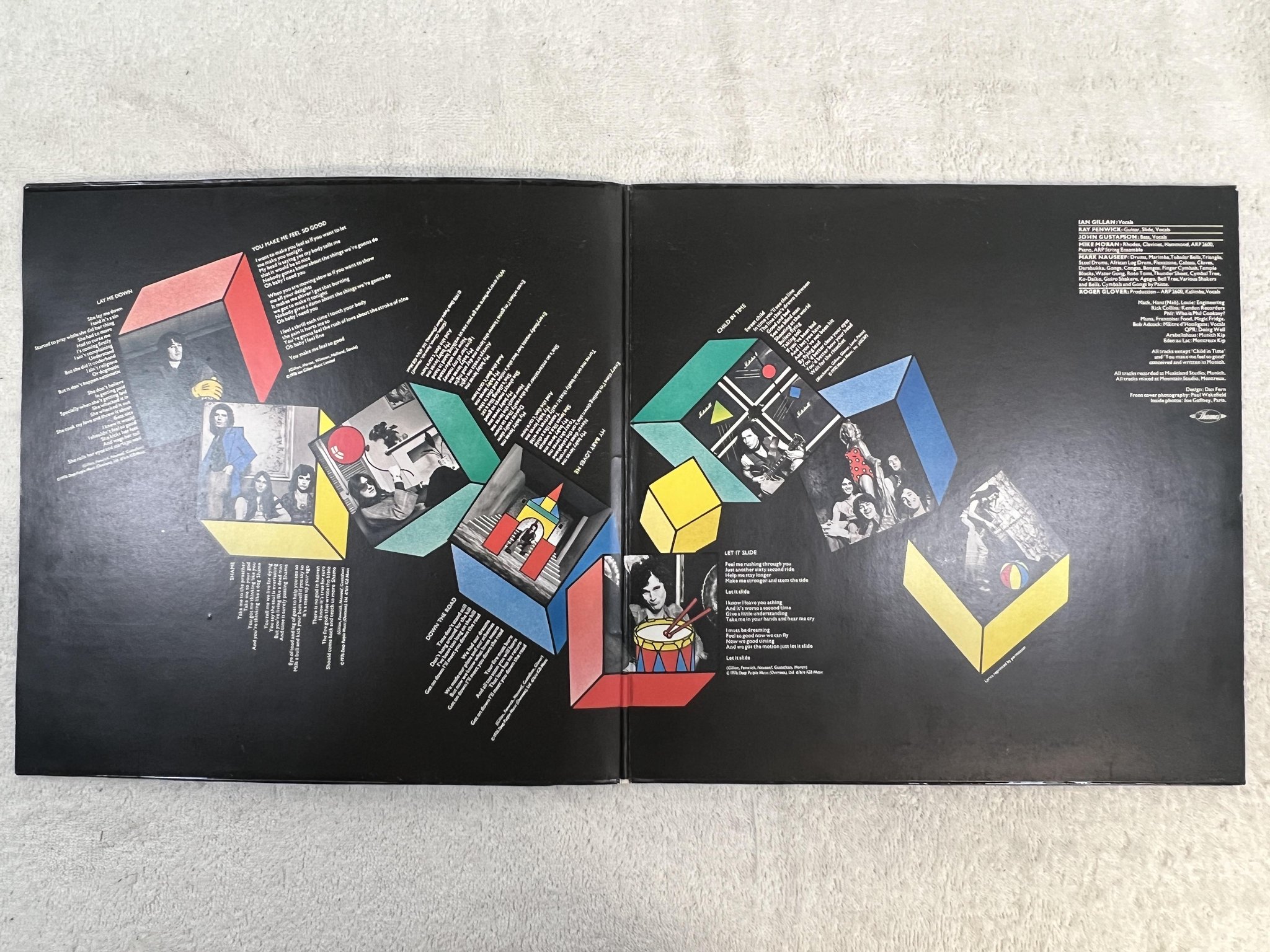 Omslagsbild för skivan IAN GILLAN BAND child in time LP -76 Ger OYSTER 2391232