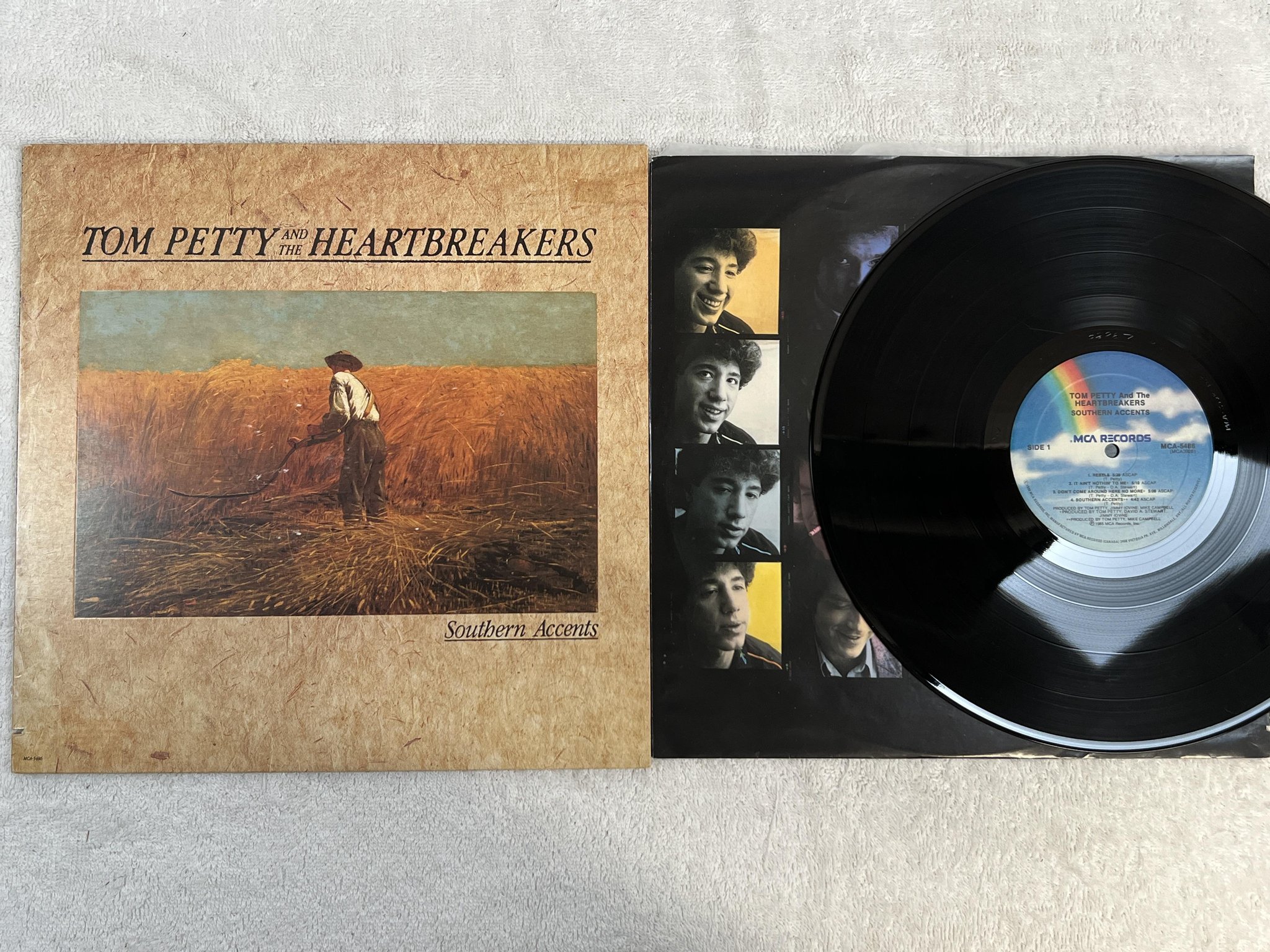 Omslagsbild för skivan TOM PETTY & THE HEARTBREAKERS Southern Accents LP -85 Can MCA 5486