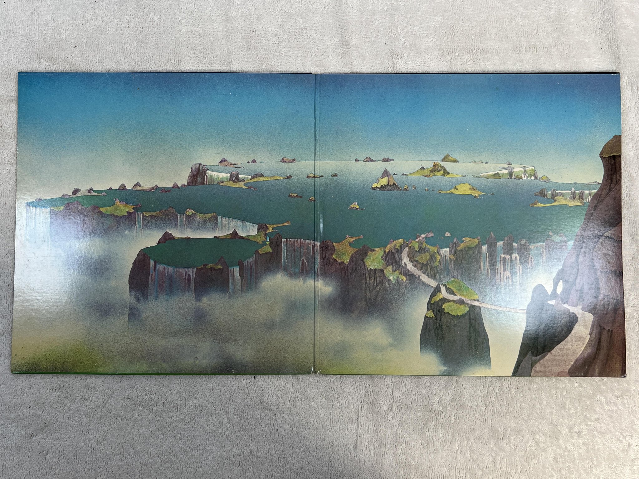 Omslagsbild för skivan YES close to the edge LP -72 US ATLANTIC SD 19133