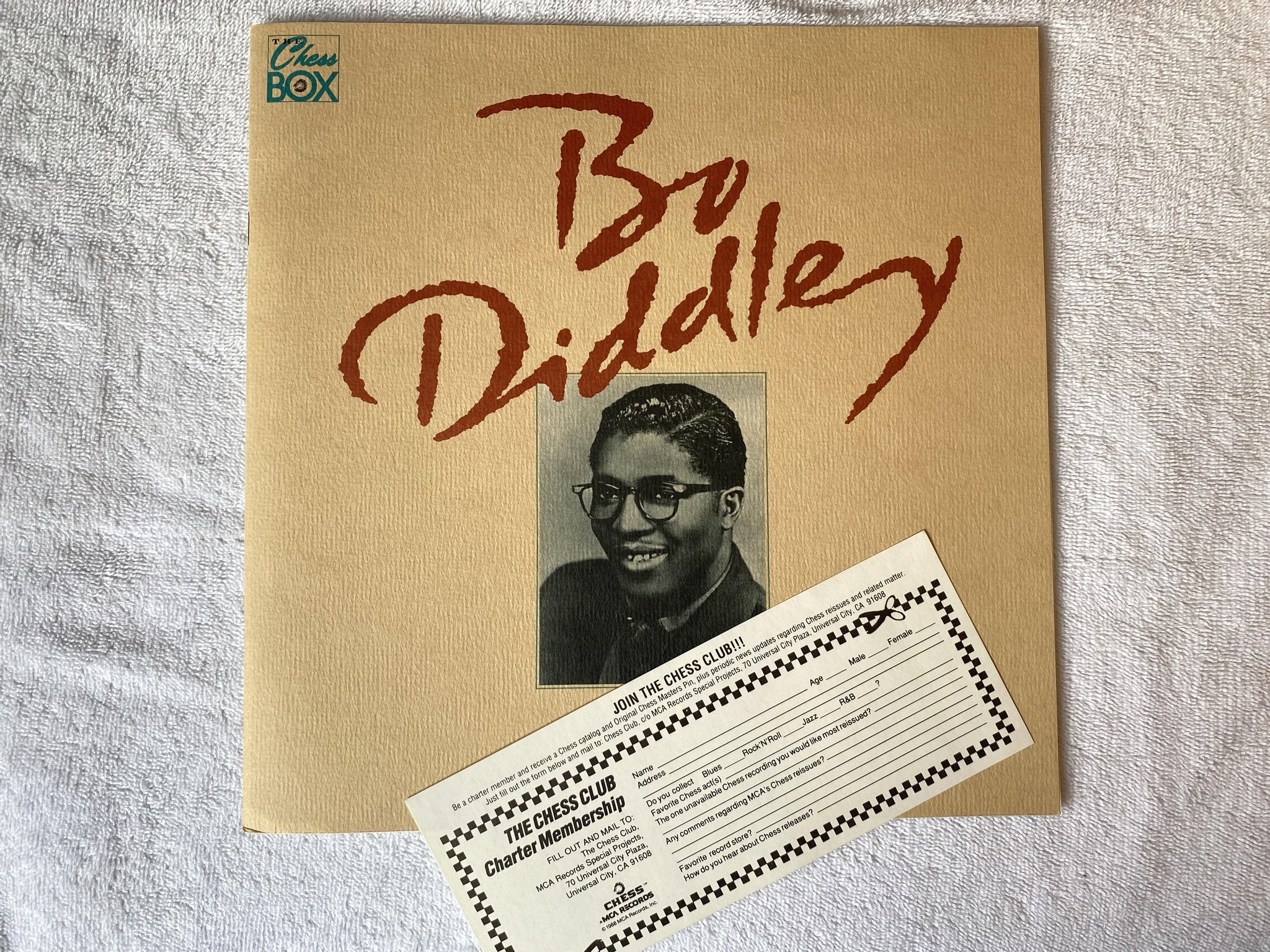 Omslagsbild för skivan BO DIDDLEY The Chess Box 3xLP -90 US CHESS CH3-19502