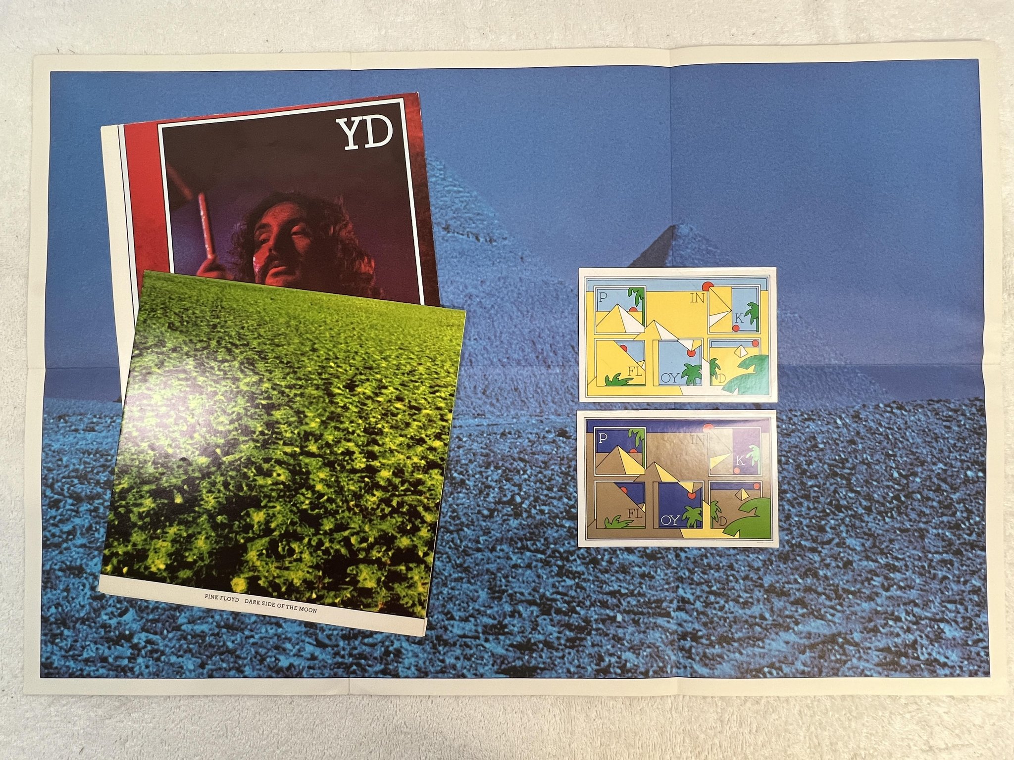 Omslagsbild för skivan PINK FLOYD dark side of the moon LP Can HARVEST SMAS 11163 *** COMPLETE ***