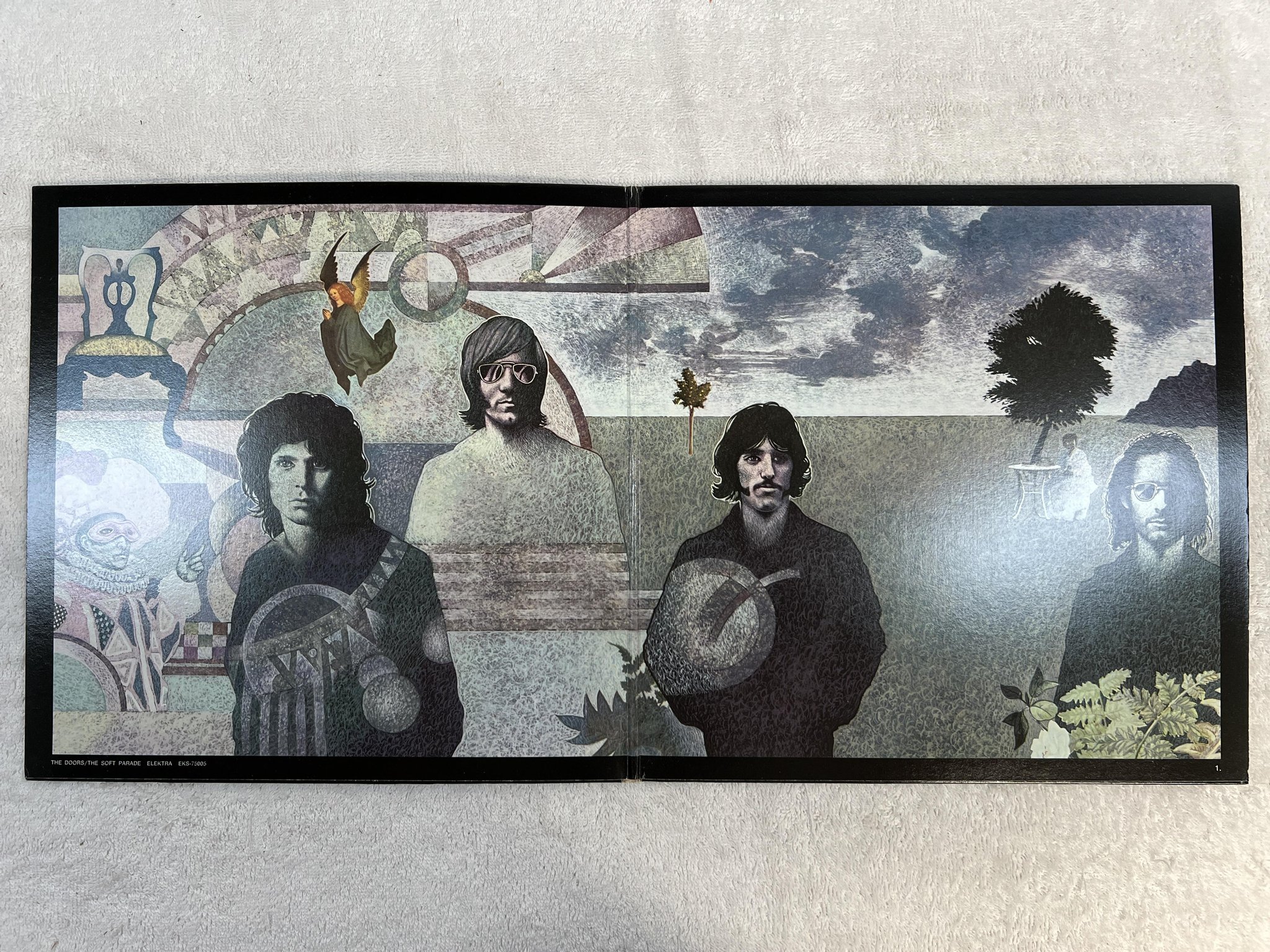 Omslagsbild för skivan THE DOORS the soft parade LP re Can ELEKTRA EKS 75005