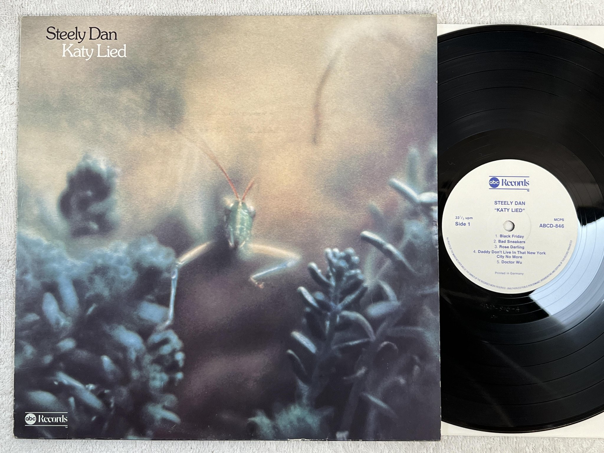 Omslagsbild för skivan STEELY DAN Katy lied LP Ger ABC RECORDS ABCD 846