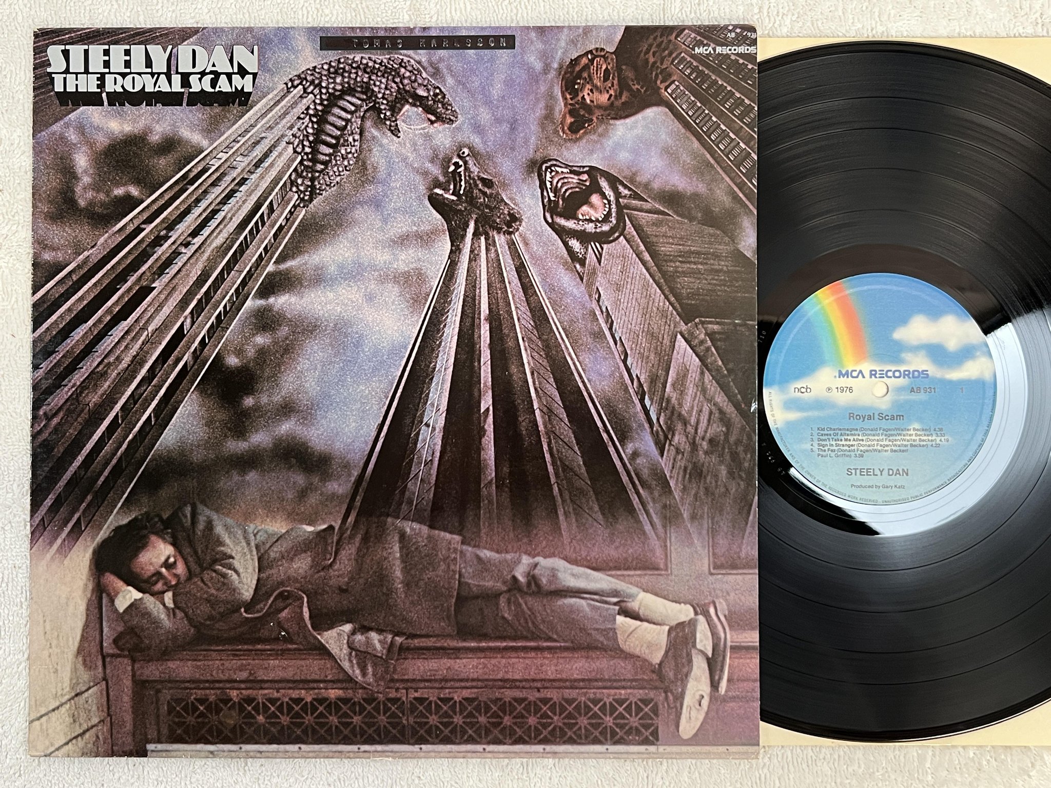Omslagsbild för skivan STEELY DAN royal scam LP -76 ncb MCA AB 931
